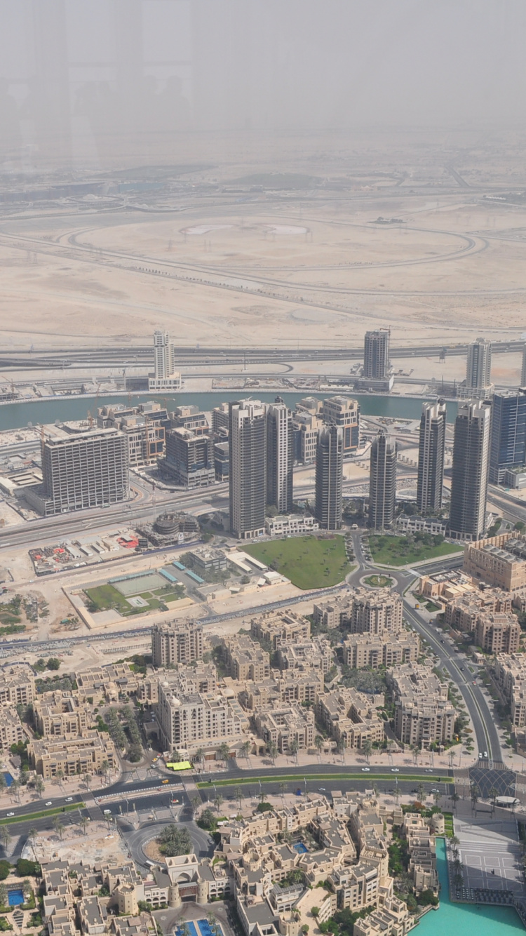 Обои Бурдж Халифа, городской район, метрополия, город, городской дизайн в разрешении 750x1334