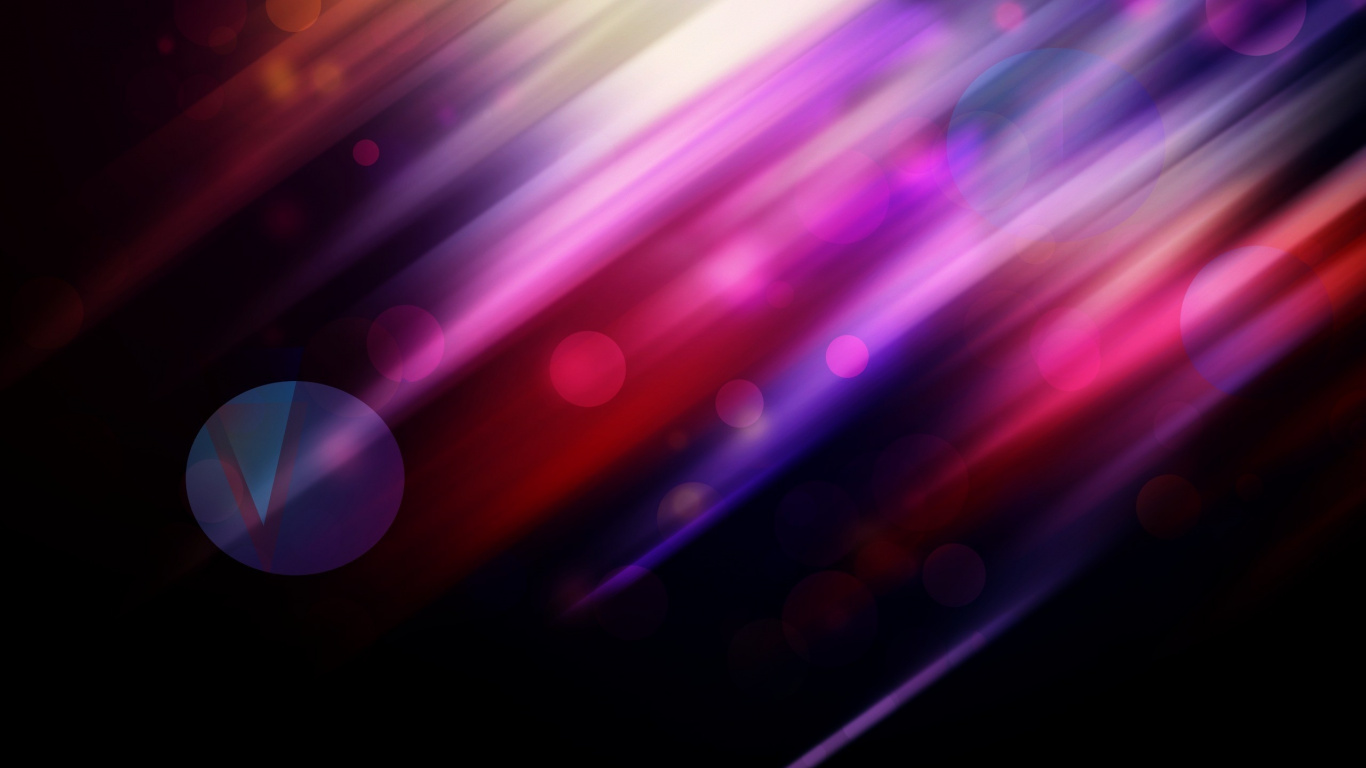 Обои Фиолетовый, пурпур, свет, пурпурный цвет, линия в разрешении 1366x768