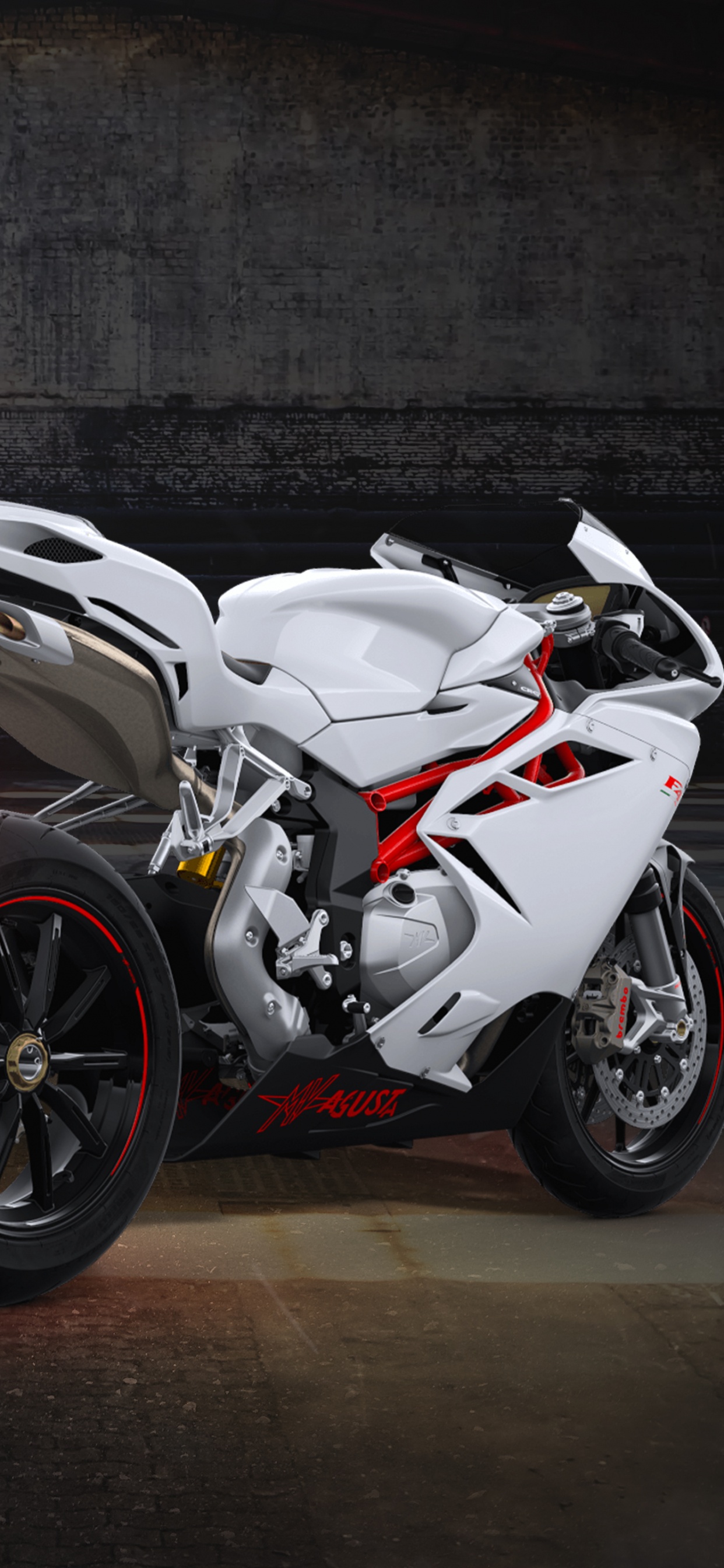 Обои mv agusta, мотоцикл, авто, мотоспорт, фара в разрешении 1242x2688