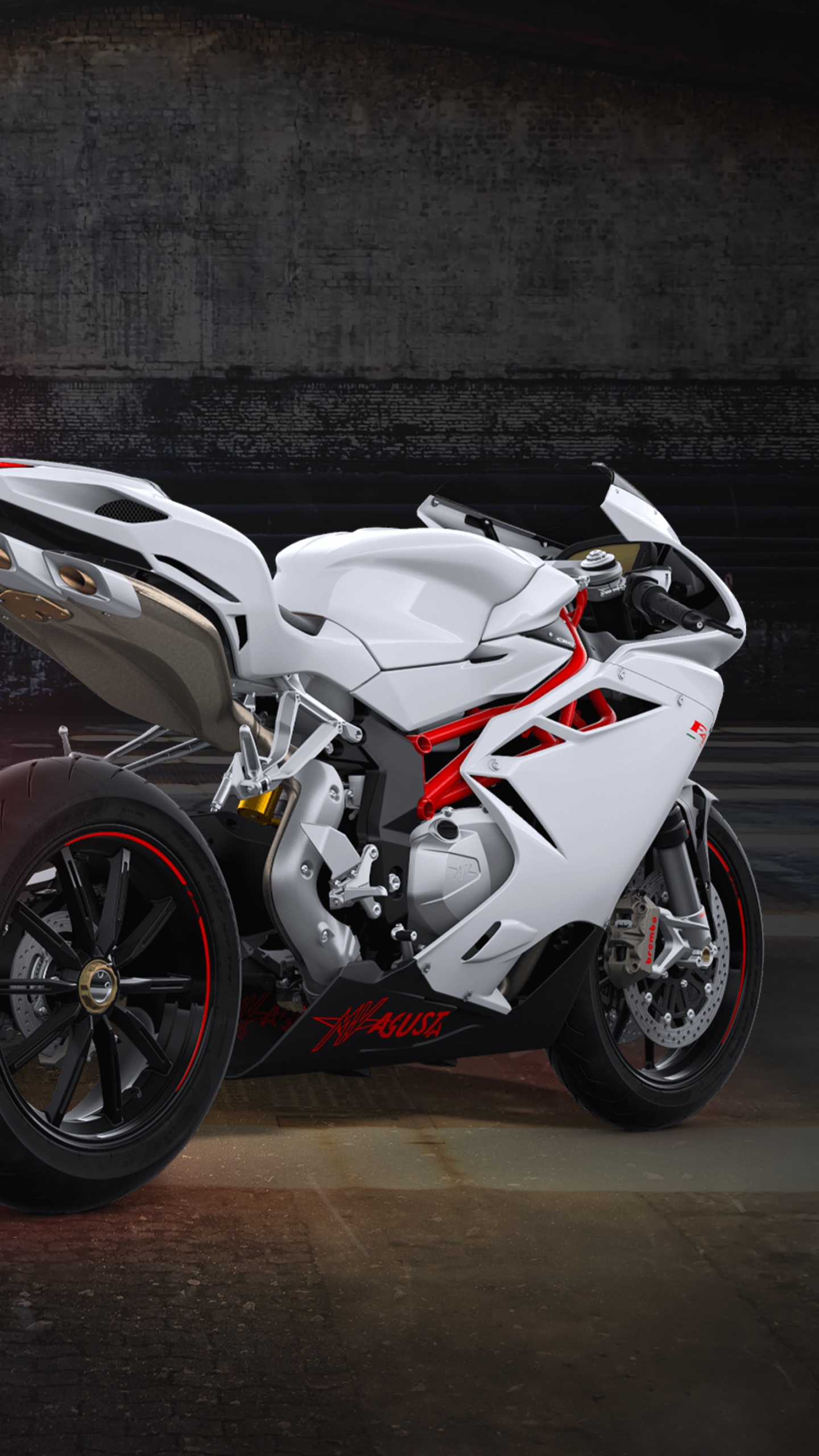 Обои mv agusta, мотоцикл, авто, мотоспорт, фара в разрешении 1440x2560