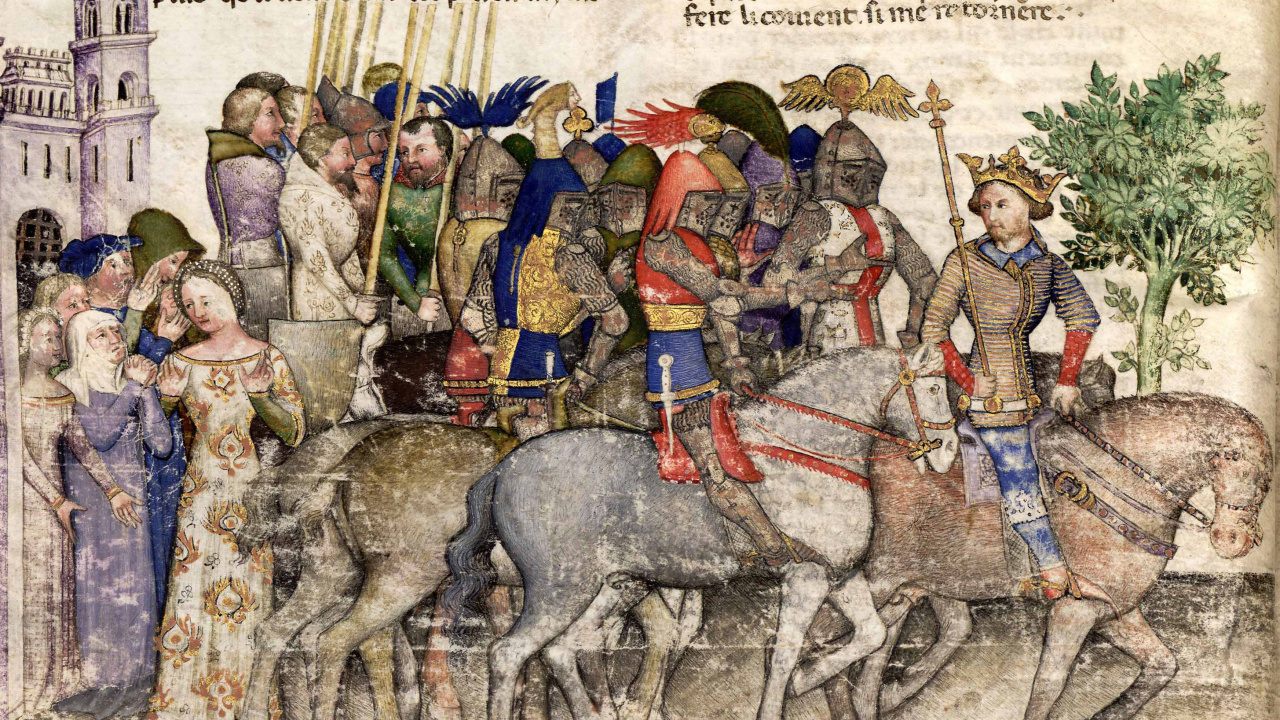Обои святой Грааль, средневековье, король Артур, Ланселот, рыцарь в разрешении 1280x720