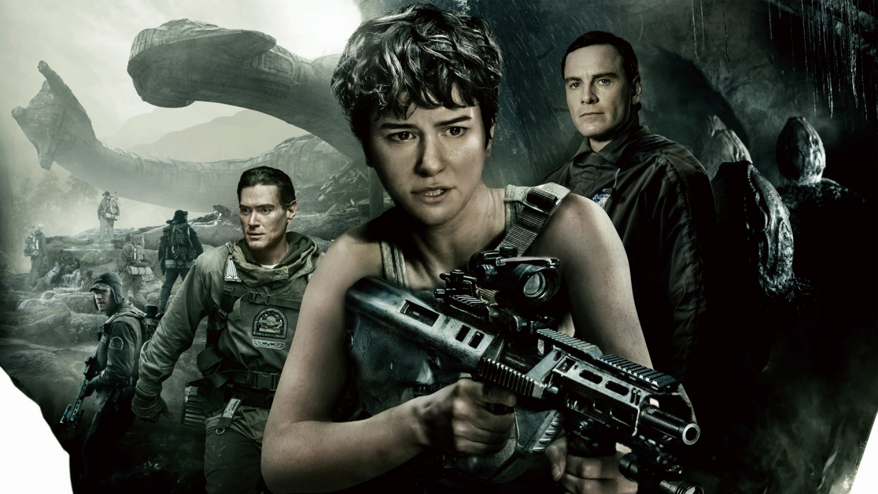 Обои иностранец, боевик, Джек Паглен, Чужой Завет кино, фильм в разрешении 1280x720