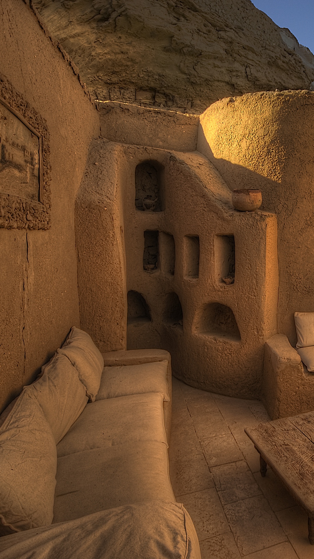 Обои пустыня, археологический памятник, Оазис Сива, достопримечательность, историческое место в разрешении 1080x1920