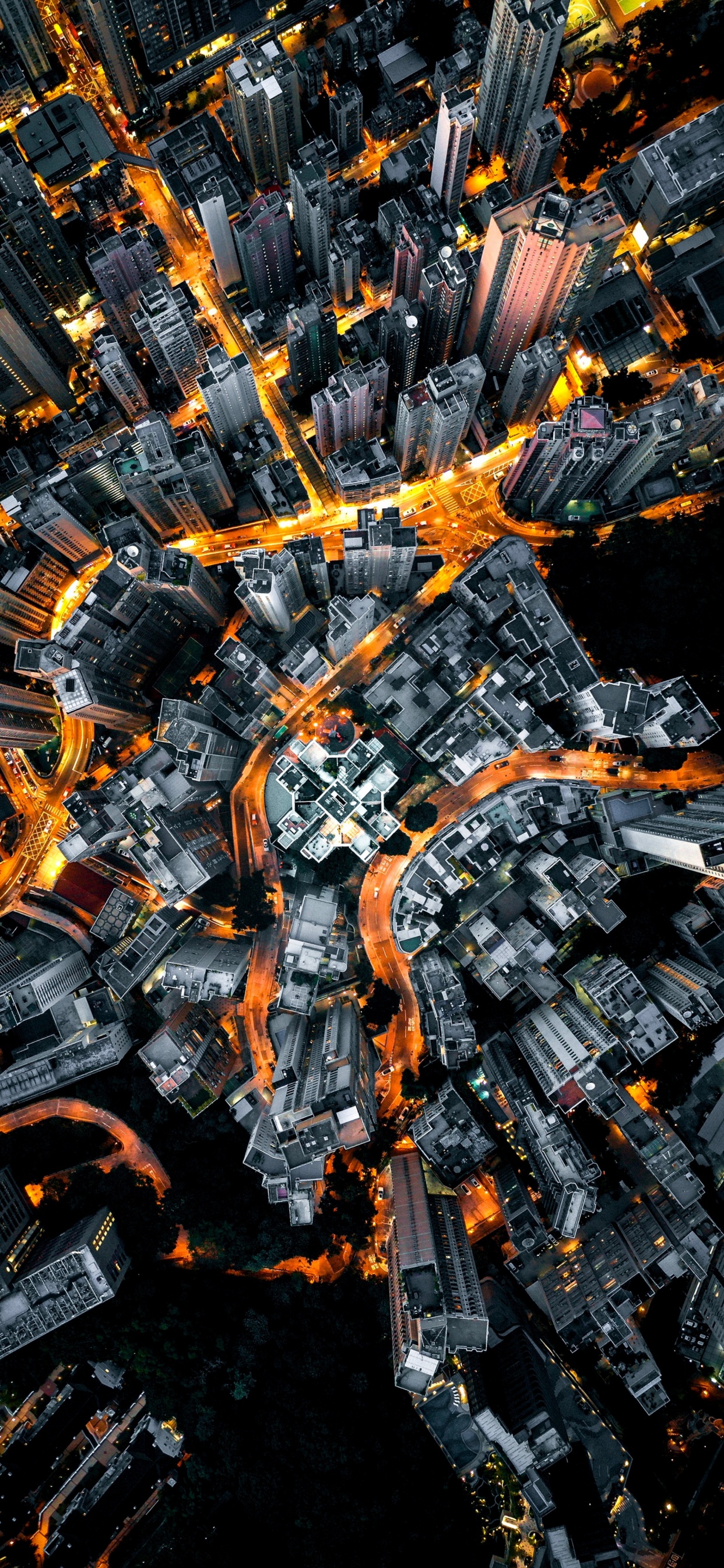 Обои городской дизайн, узор, инженерия, пейзаж, город в разрешении 1242x2688