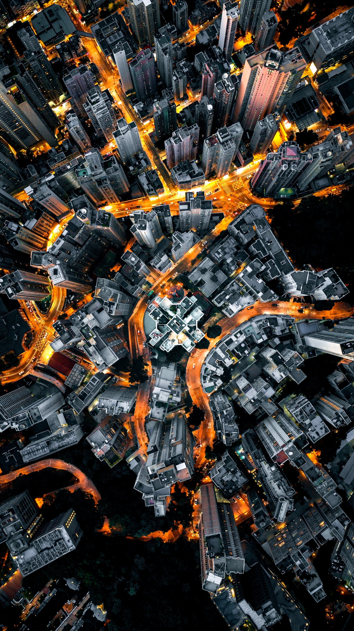 Обои городской дизайн, узор, инженерия, пейзаж, город в разрешении 1440x2560