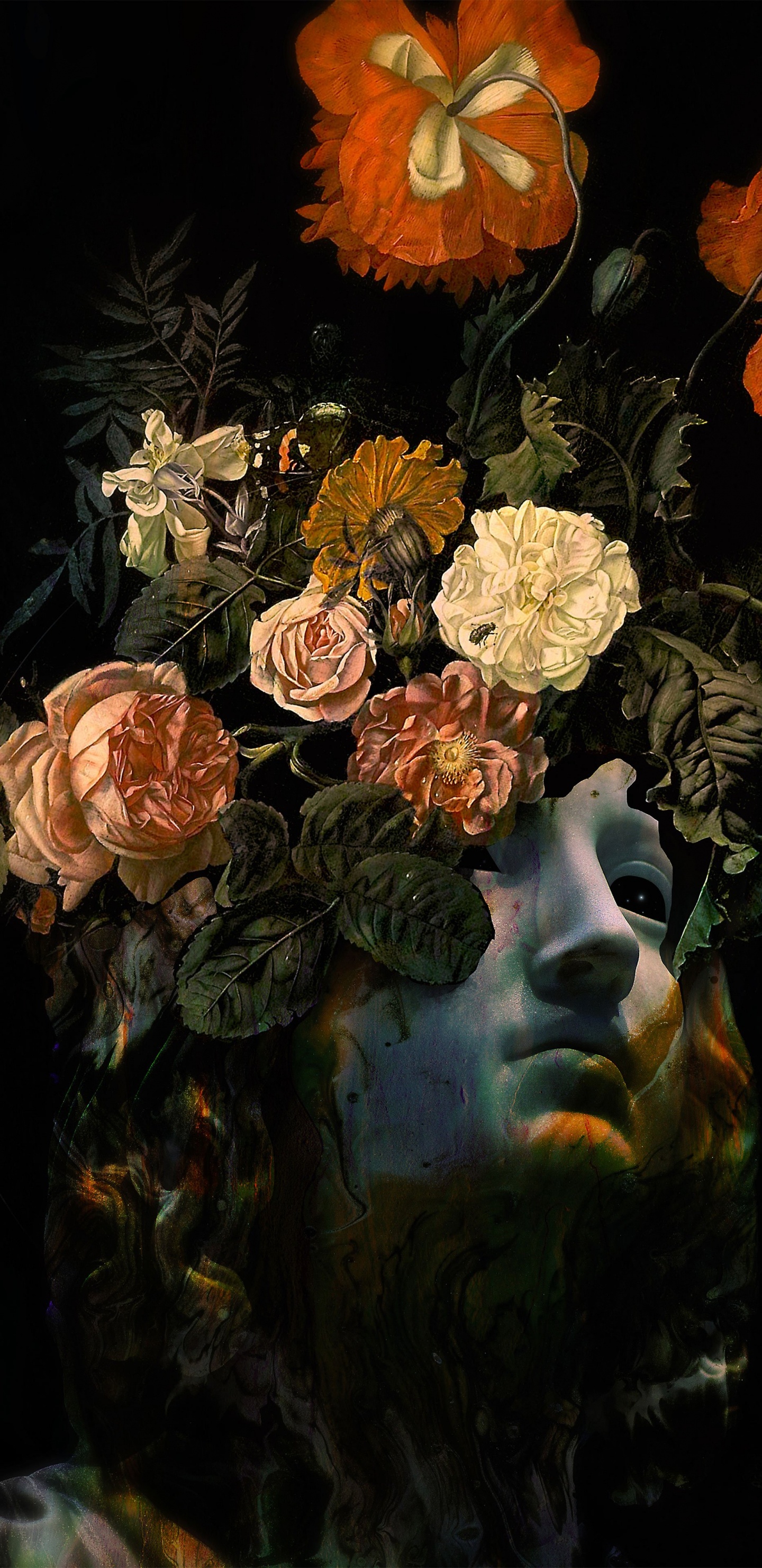 Обои натюрморт, арт, постер, Париж, Лев в разрешении 1440x2960