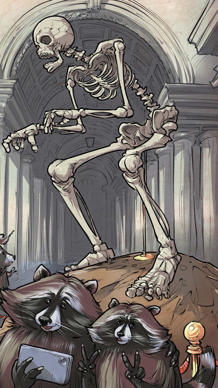 Обои мультфильм, комиксы, арт, живопись, религиозный элемент в разрешении 750x1334