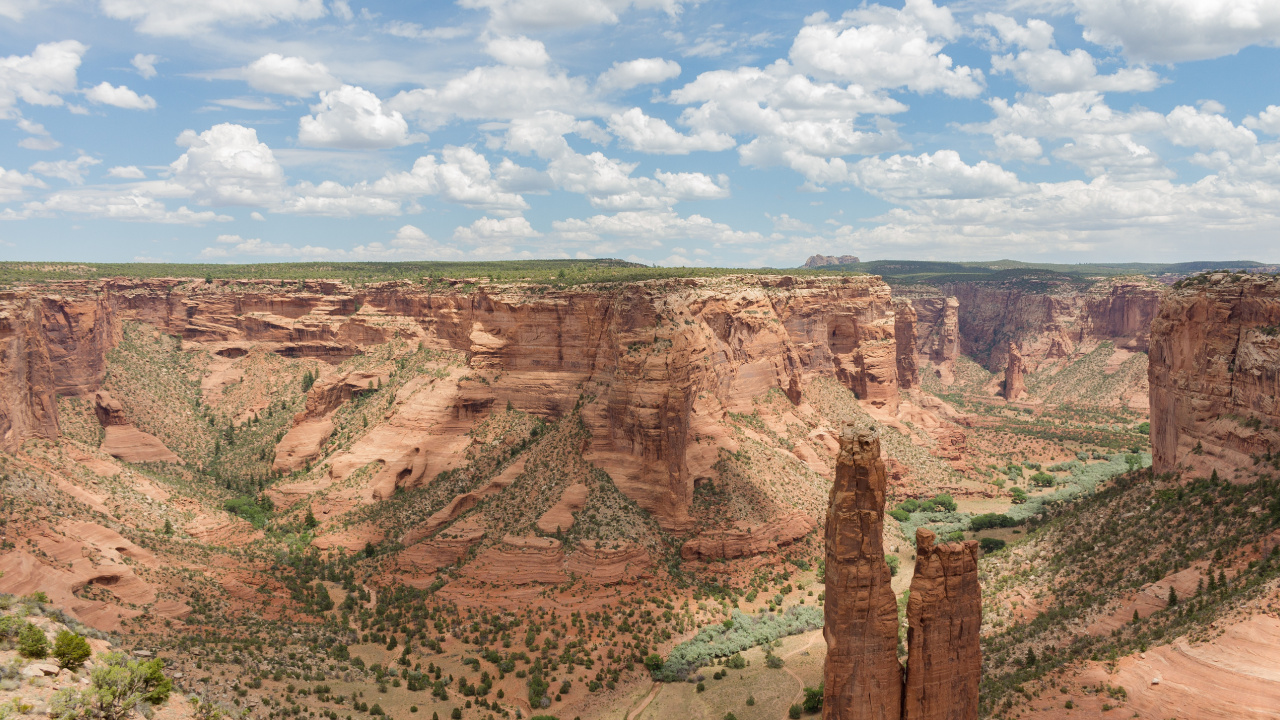 Обои Каньон де Шелли национальный памятник, каньон, национальный памятник, бесплодные земли, формирование в разрешении 1280x720