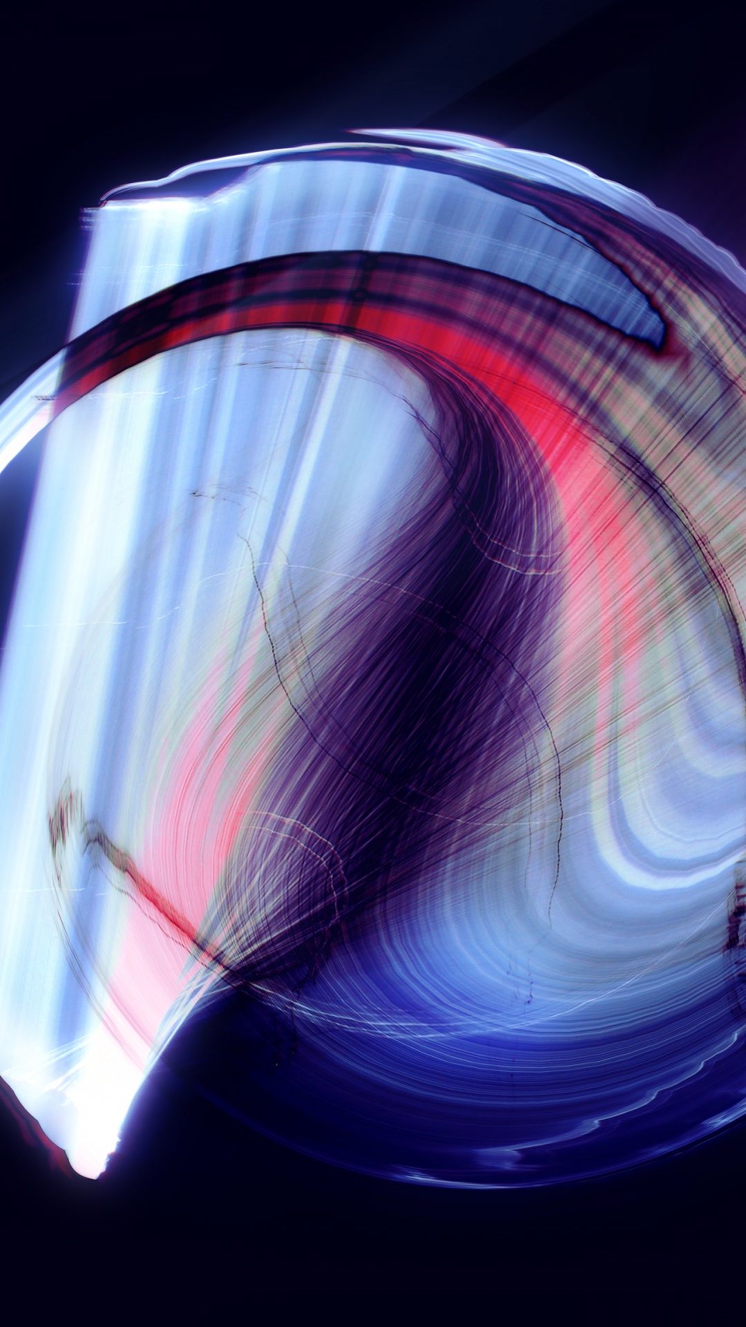 Обои арт, свет, вода, круг, графика в разрешении 1080x1920