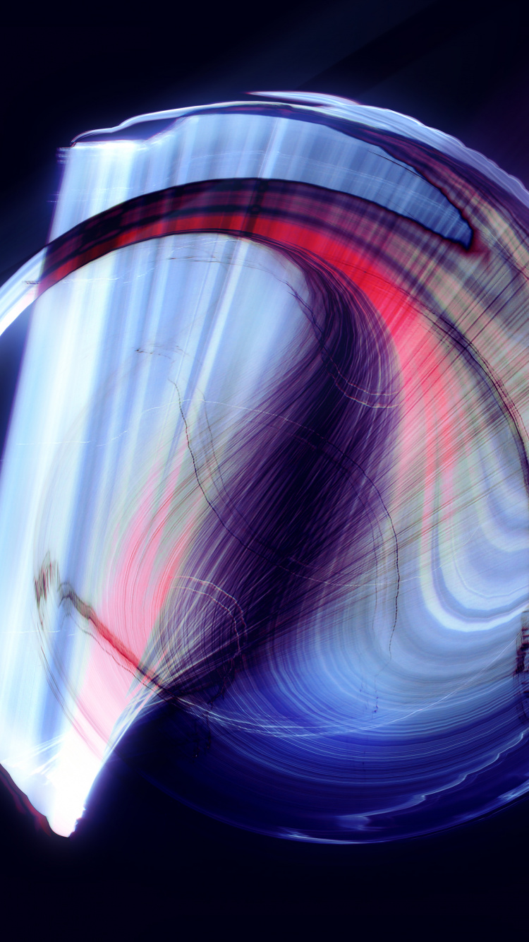 Обои арт, свет, вода, круг, графика в разрешении 750x1334