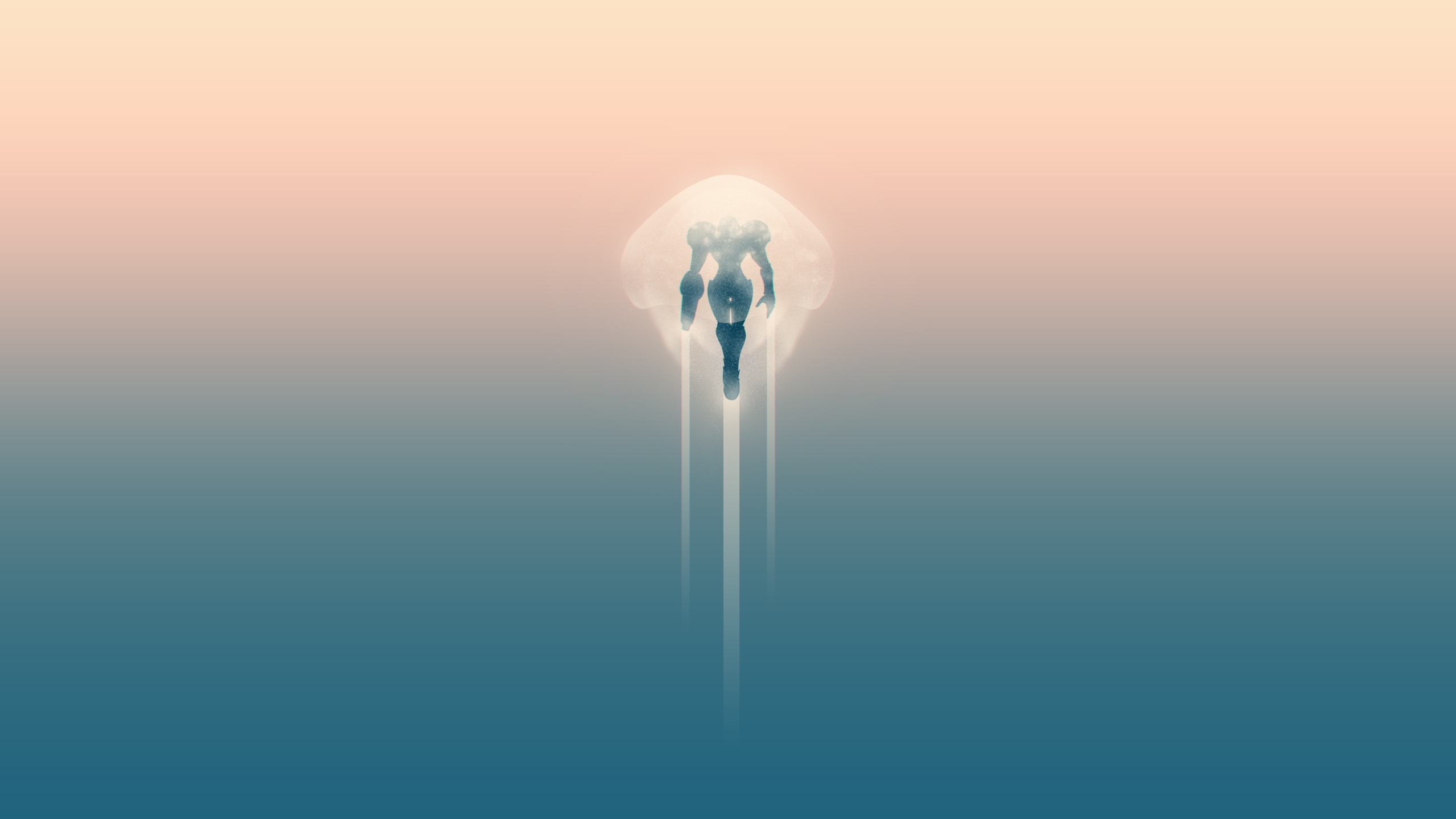 Обои синий, вода, сустав, иллюстрация, графика в разрешении 2560x1440