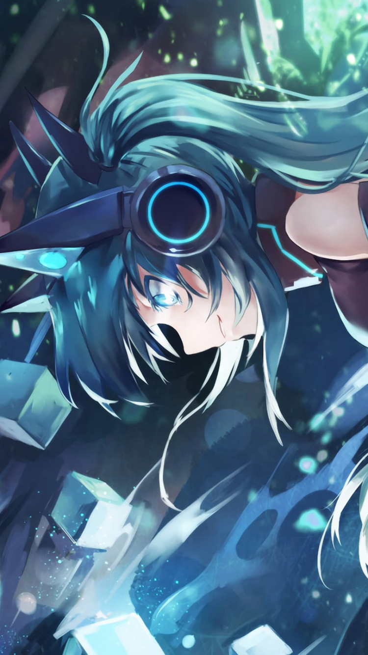 Обои Хацунэ Мику, вокалоид, аниме, иллюстрация, графика в разрешении 750x1334