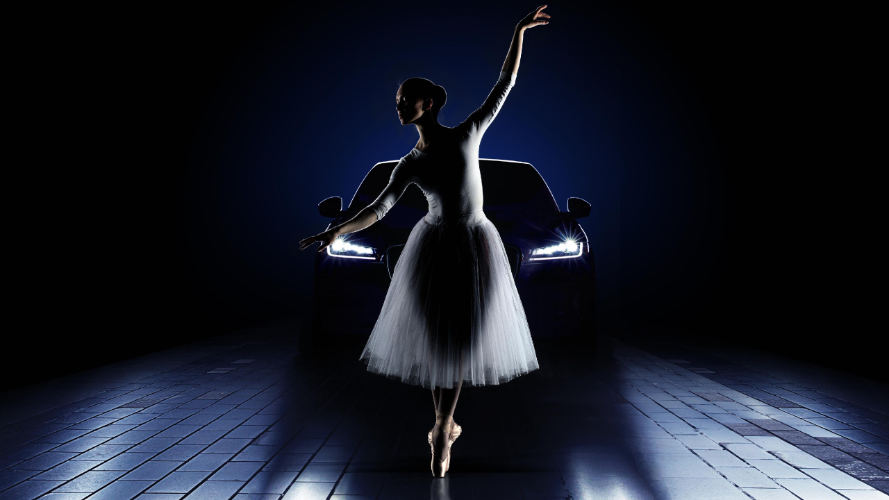 Обои балет, балерина, свет, Танцор, танец в разрешении 1280x720