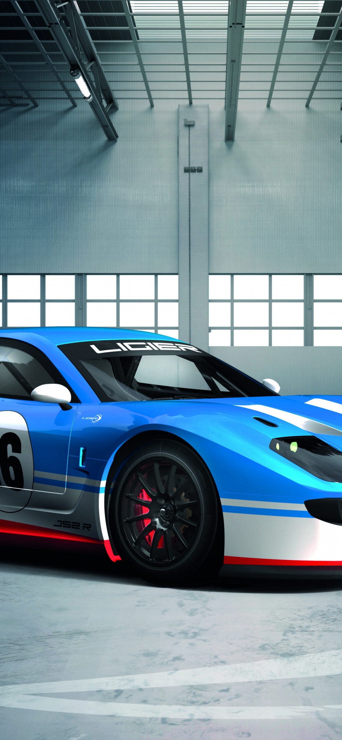 Обои Лижье, авто, спорткар, Лижье СП2 Р, автогонки в разрешении 1125x2436