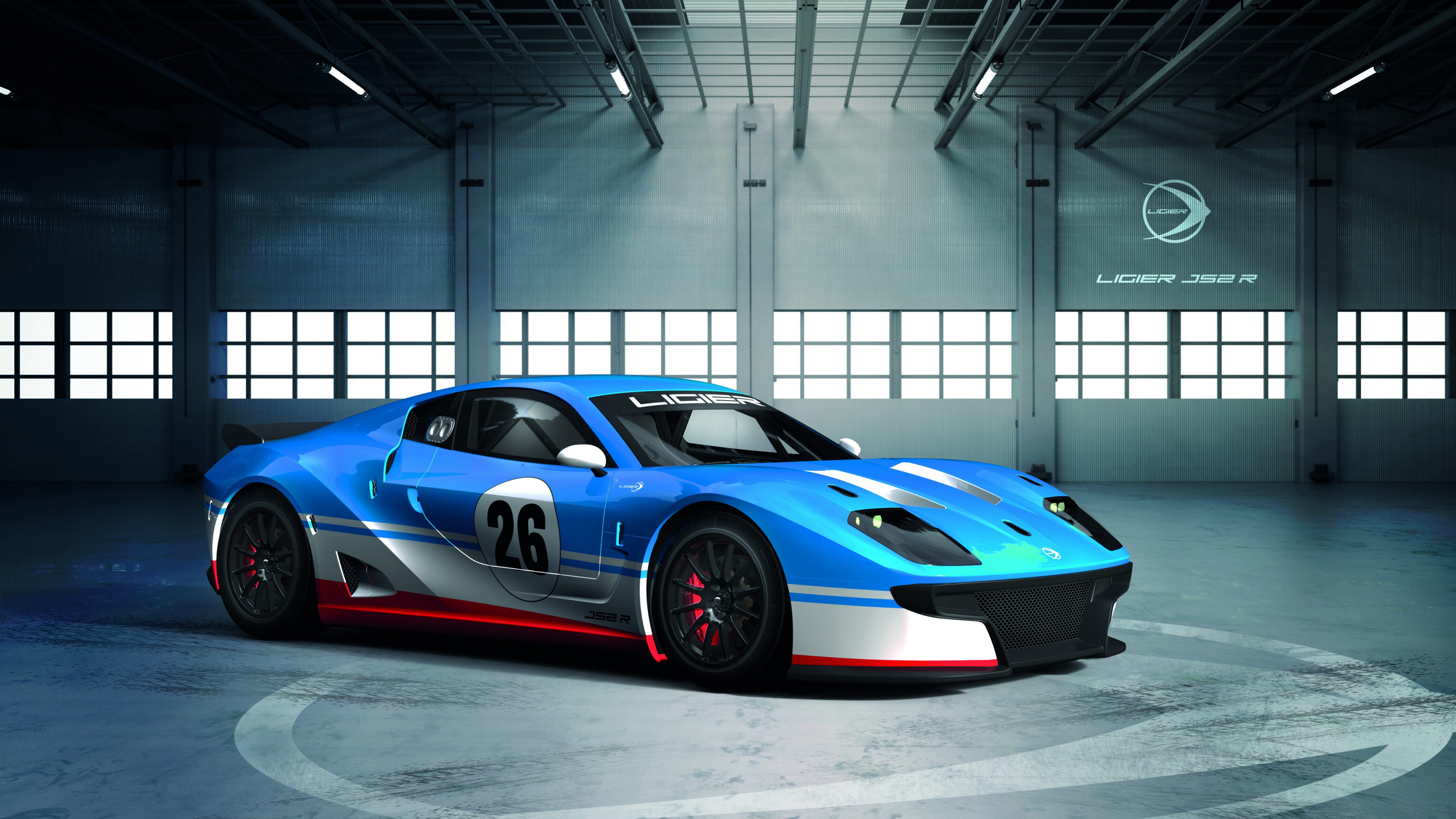 Обои Лижье, авто, спорткар, Лижье СП2 Р, автогонки в разрешении 3840x2160