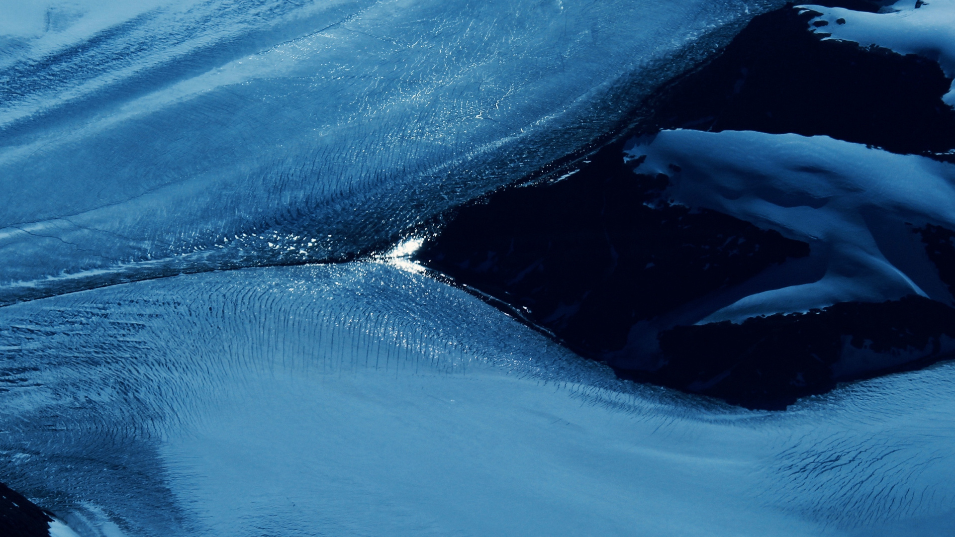 Обои синий, лед, вода, Monicka Хоув, Иван Бояркин в разрешении 1920x1080