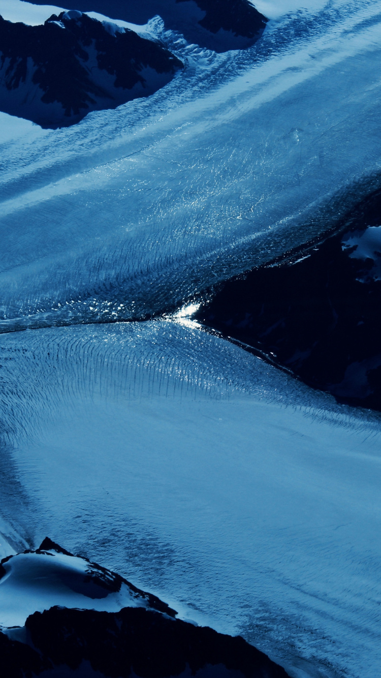 Обои синий, лед, вода, Monicka Хоув, Иван Бояркин в разрешении 750x1334