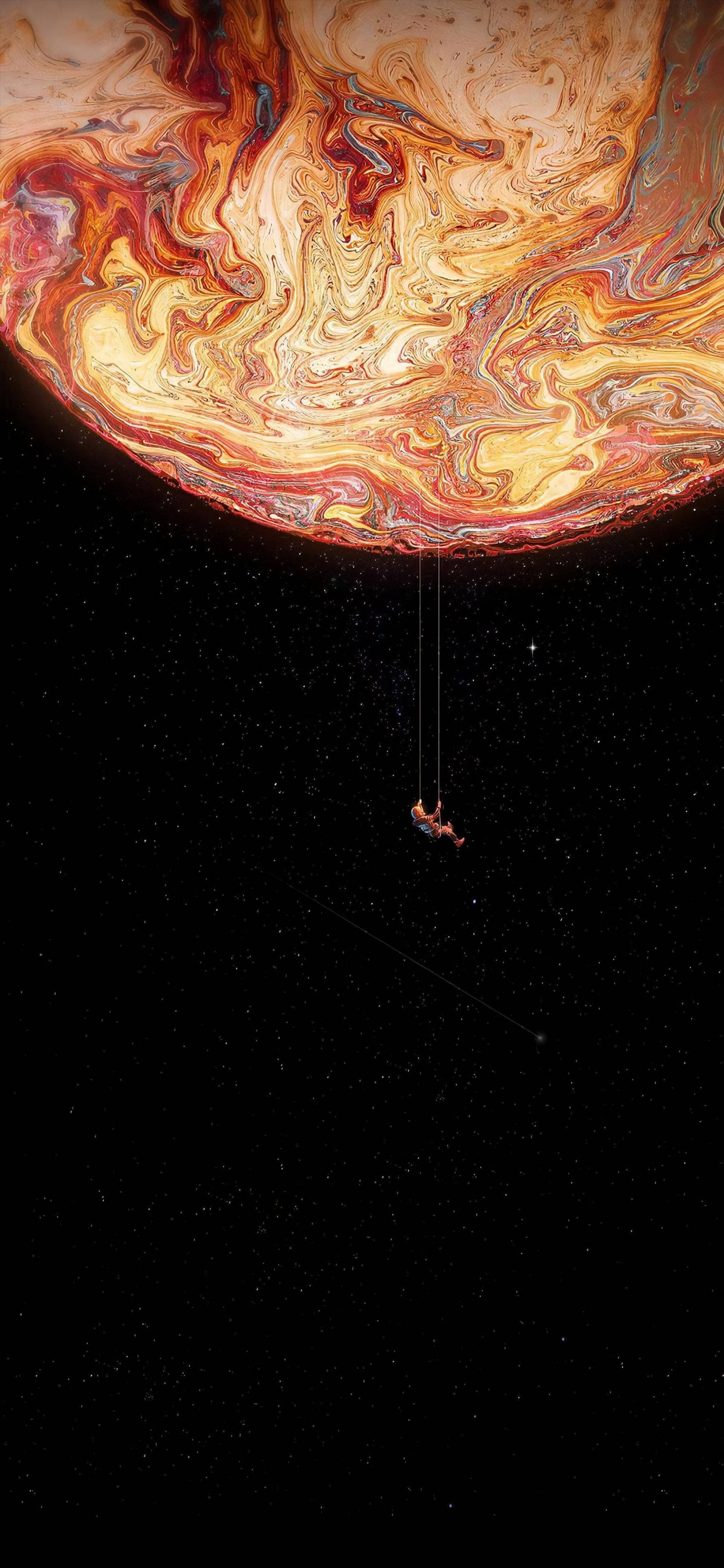 Обои амолед, андроид, жидкий, арт, живопись в разрешении 1242x2688