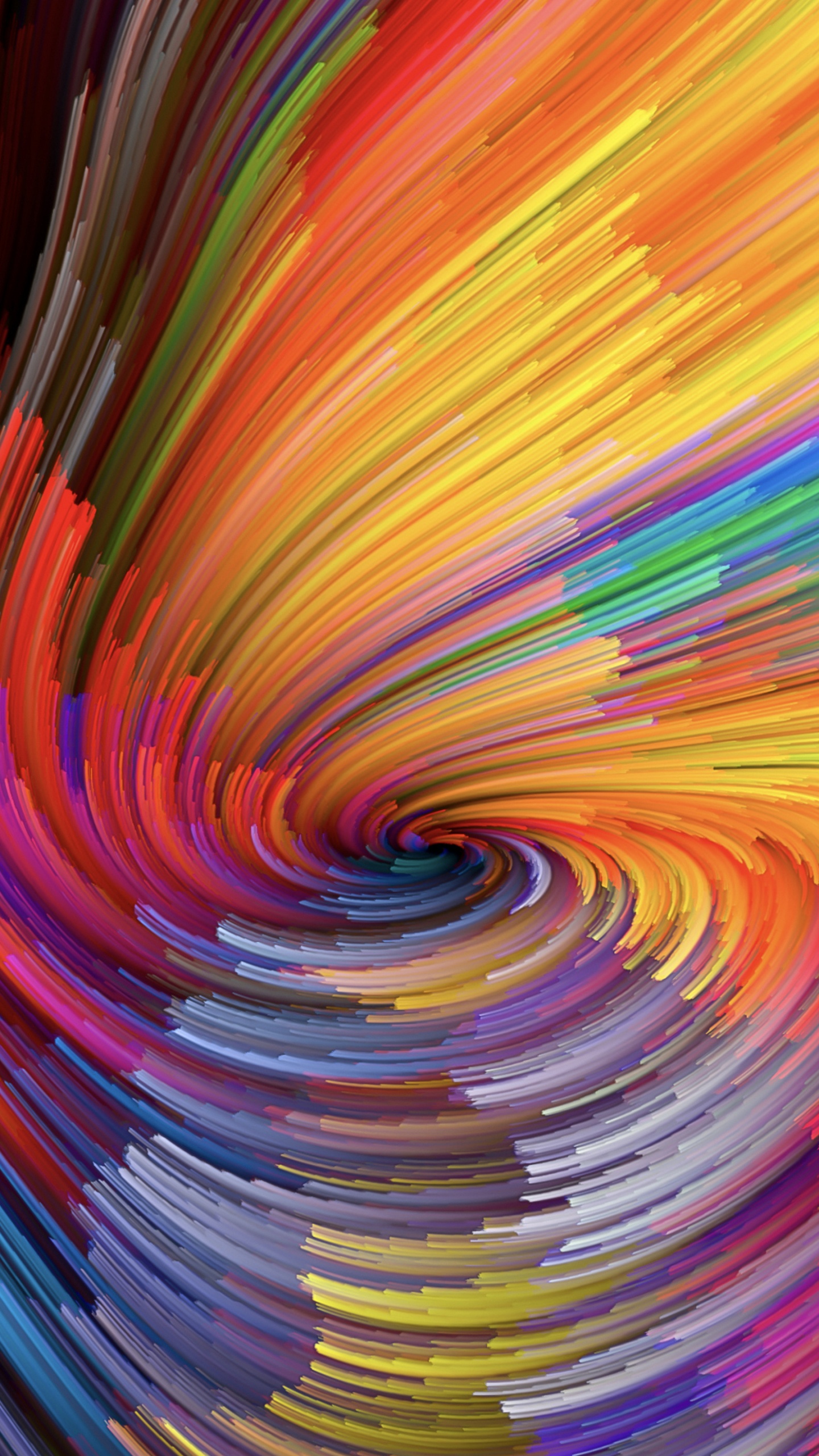 Обои iMac Pro, iMac, Апельсин, красочность, узор в разрешении 1440x2560