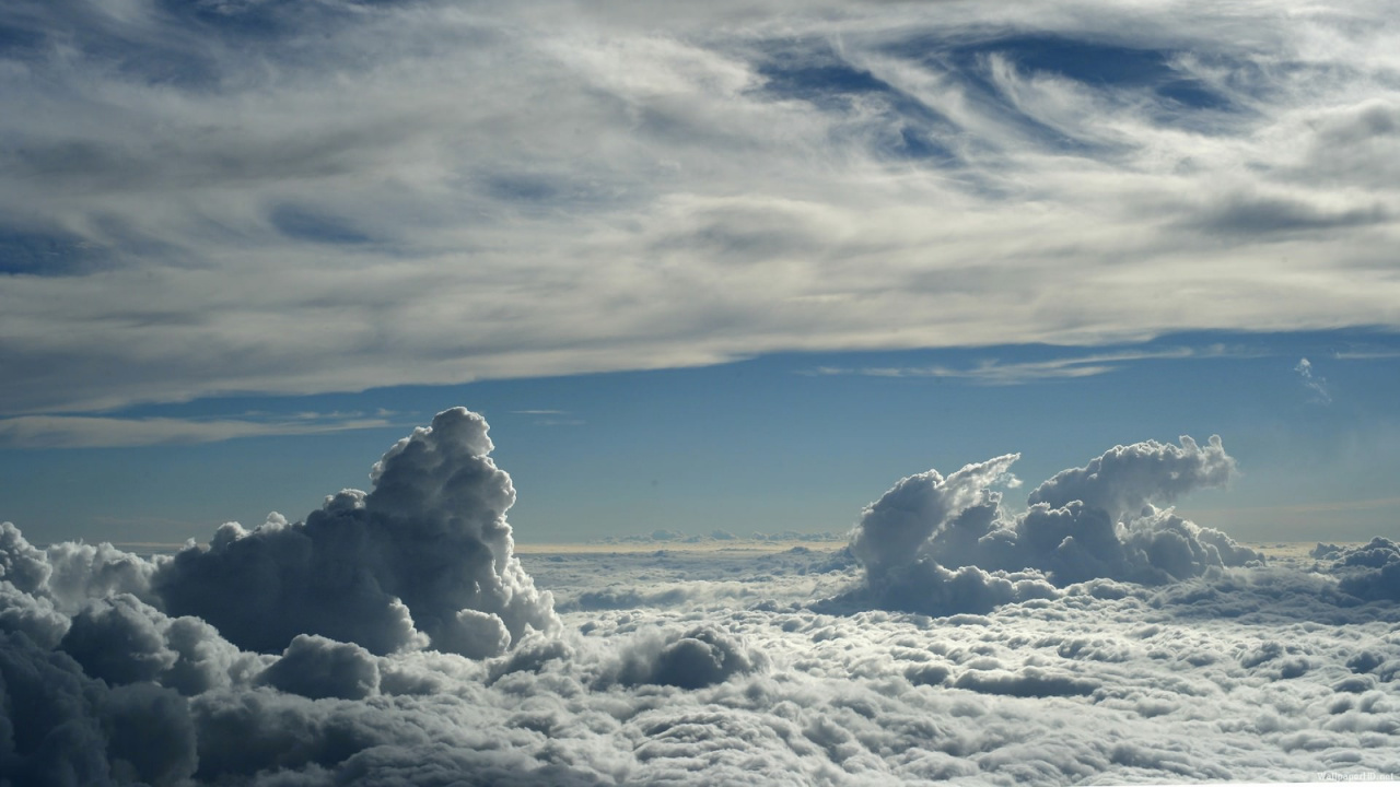 Обои Лев, облако, кучевое облако, атмосфера, горизонт в разрешении 1280x720