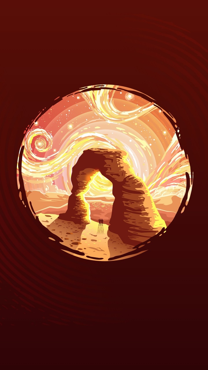 Обои свет, графический дизайн, графика, цифровое искусство, иллюстрация в разрешении 720x1280