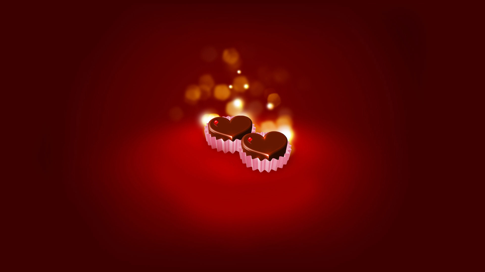 Обои красный цвет, сердце, любовь, графика, событие в разрешении 1920x1080