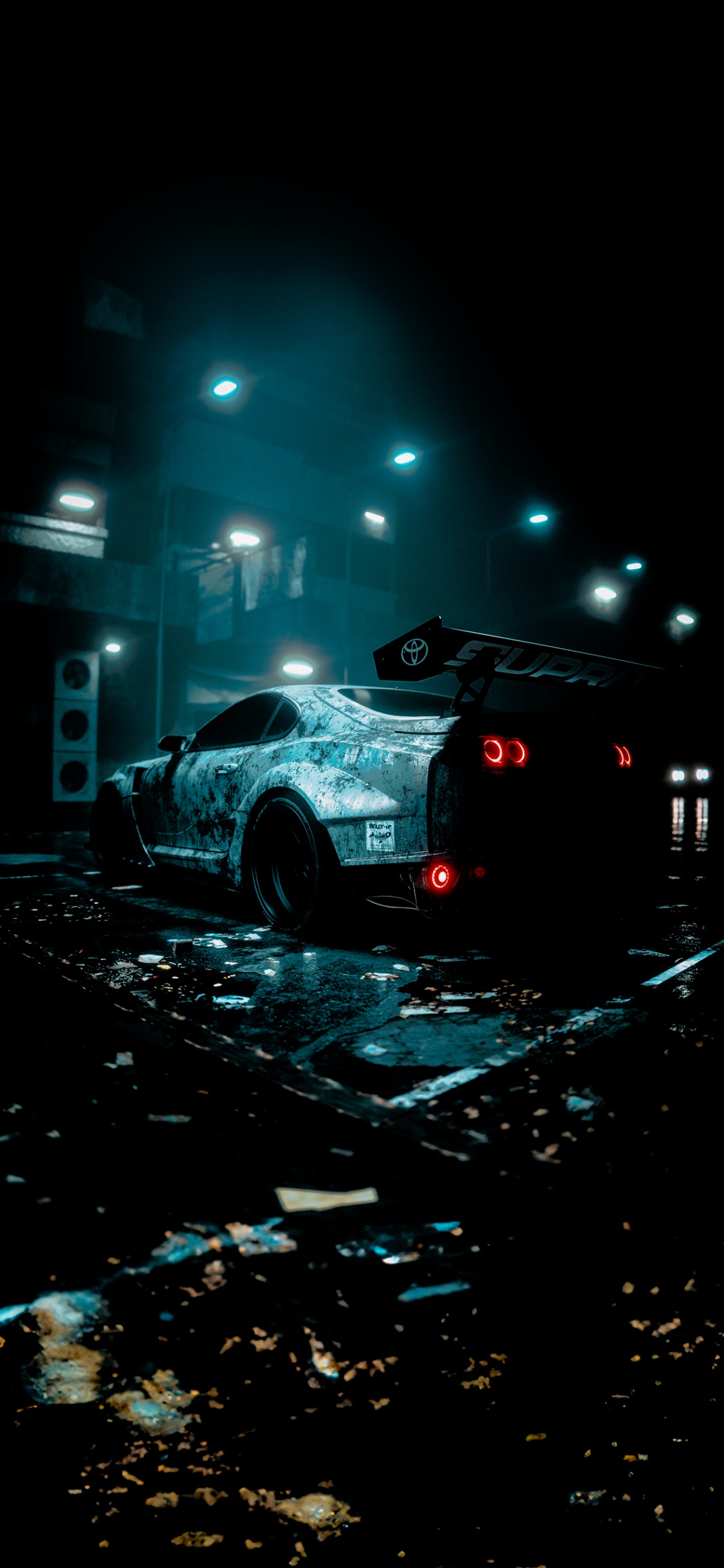 Обои Toyota Supra, легковые автомобили, спорткар, toyota, Гранд туреры в разрешении 1125x2436