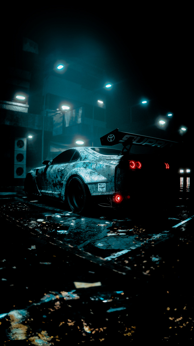 Обои Toyota Supra, легковые автомобили, спорткар, toyota, Гранд туреры в разрешении 750x1334