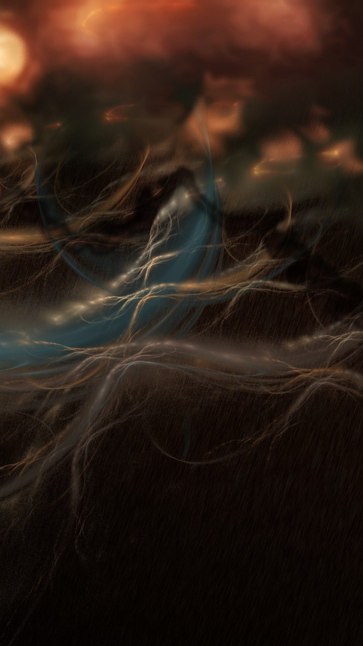 Обои свет, космос, тьма, пространство, дым в разрешении 720x1280