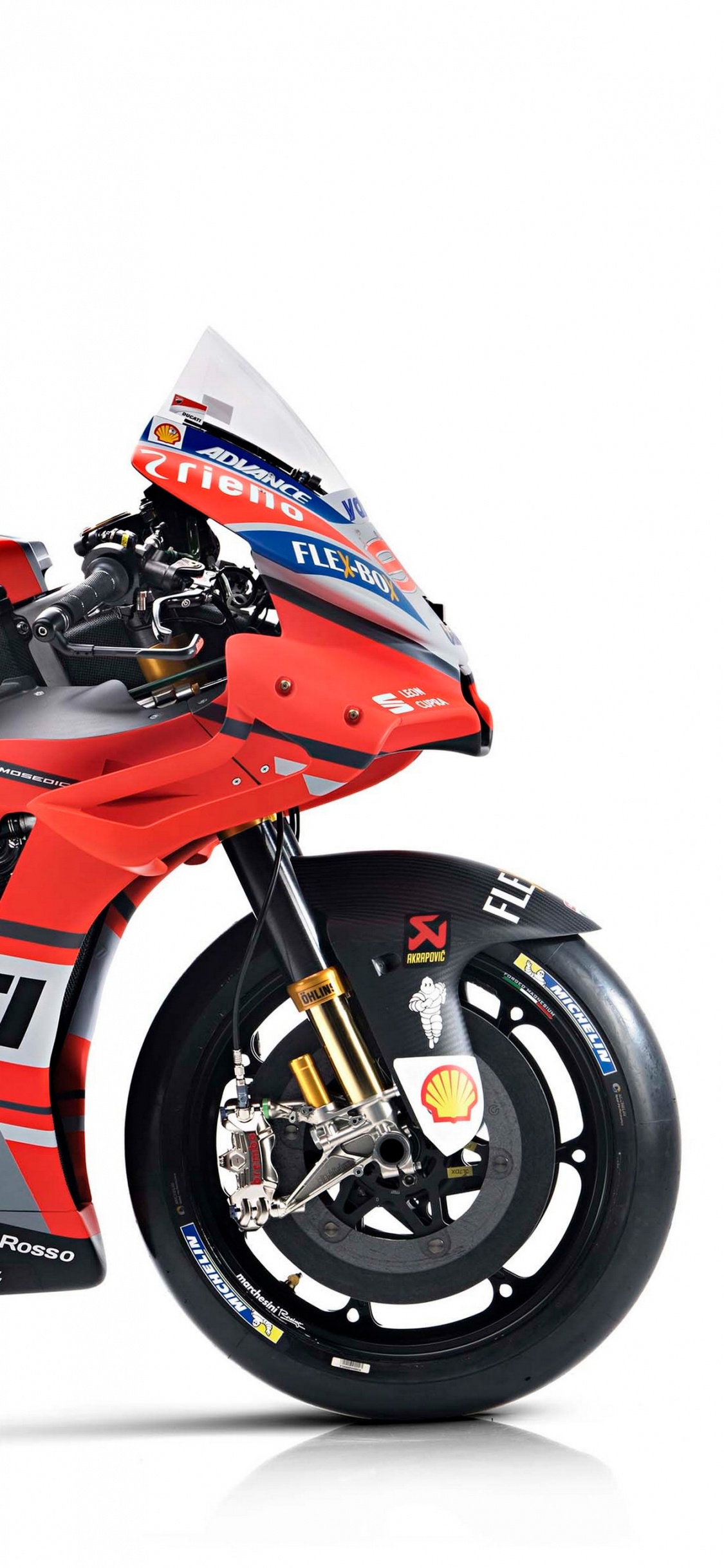 Обои дукати desmosedici, ducati, мотоцикл, команда Ducati, супербайк в разрешении 1125x2436