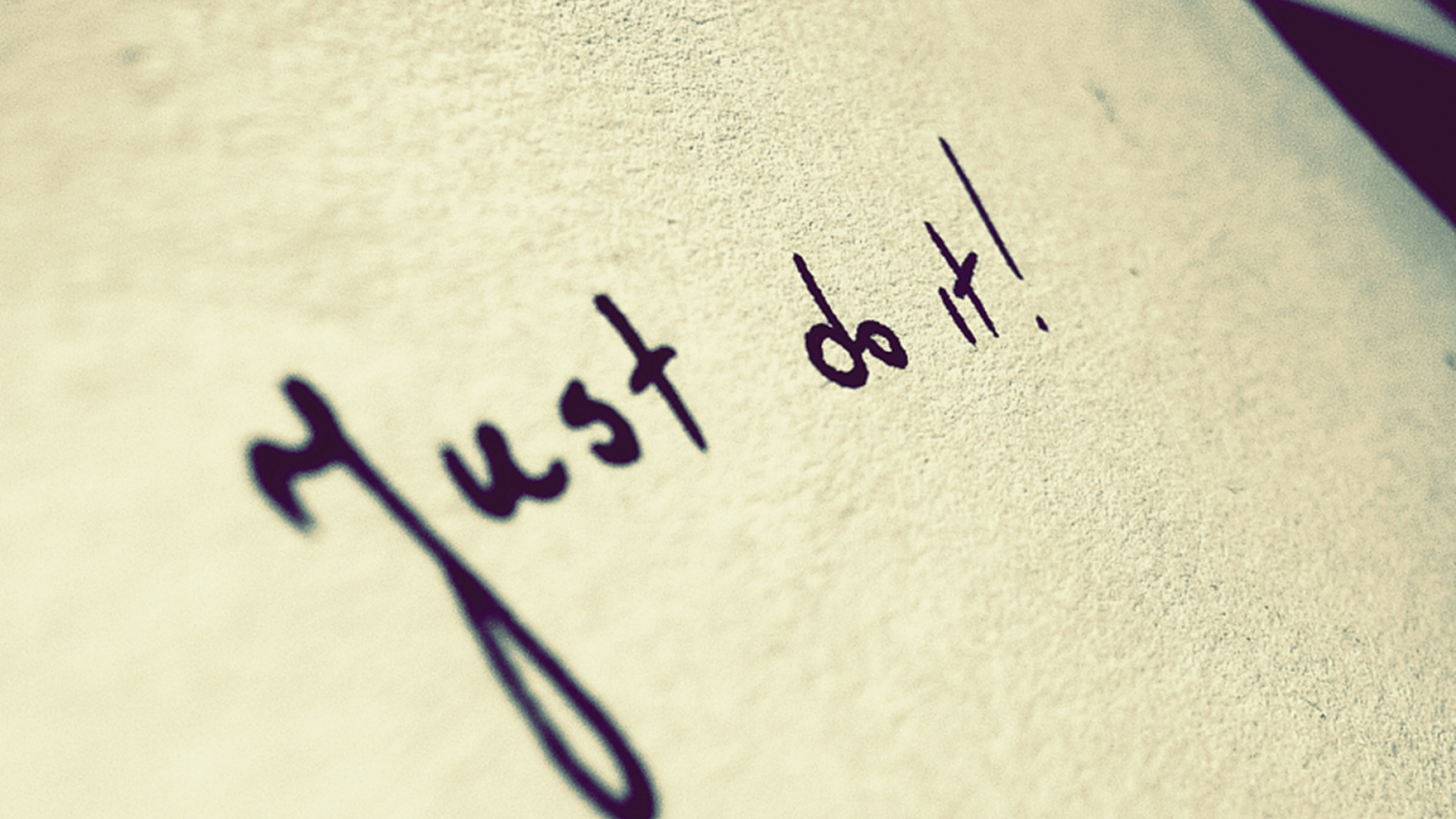 Обои текст, почерк, каллиграфия, шрифт, просто сделай это в разрешении 1920x1080