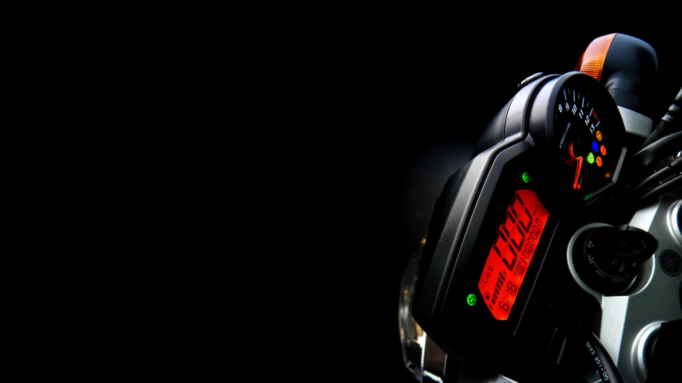 Обои Ямаха фз1, Ямаха мотор Компани, мотоцикл, супербайк, аксессуары для мотоциклов в разрешении 1366x768