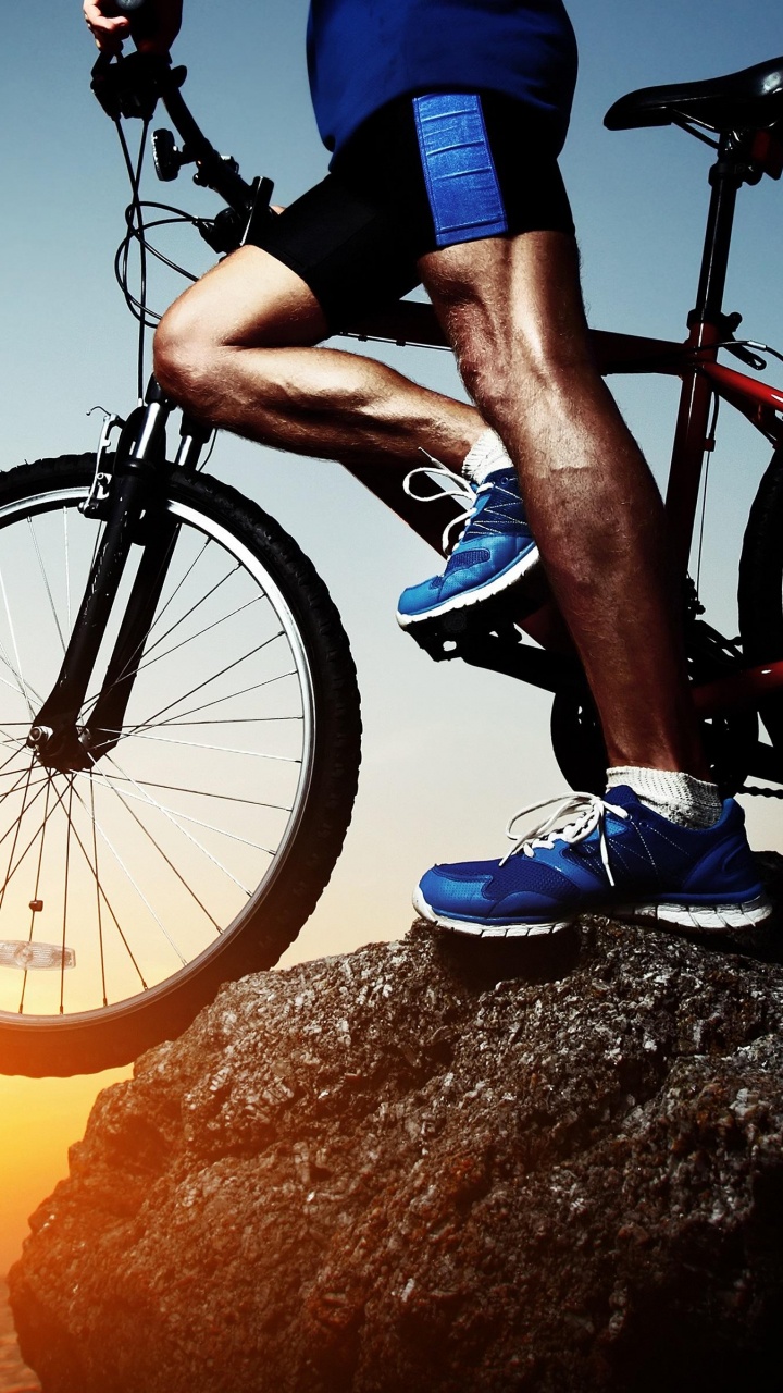 Обои велосипед, велосипедный спорт, Велоспорт, горный велосипед, велосипед аксессуар в разрешении 720x1280