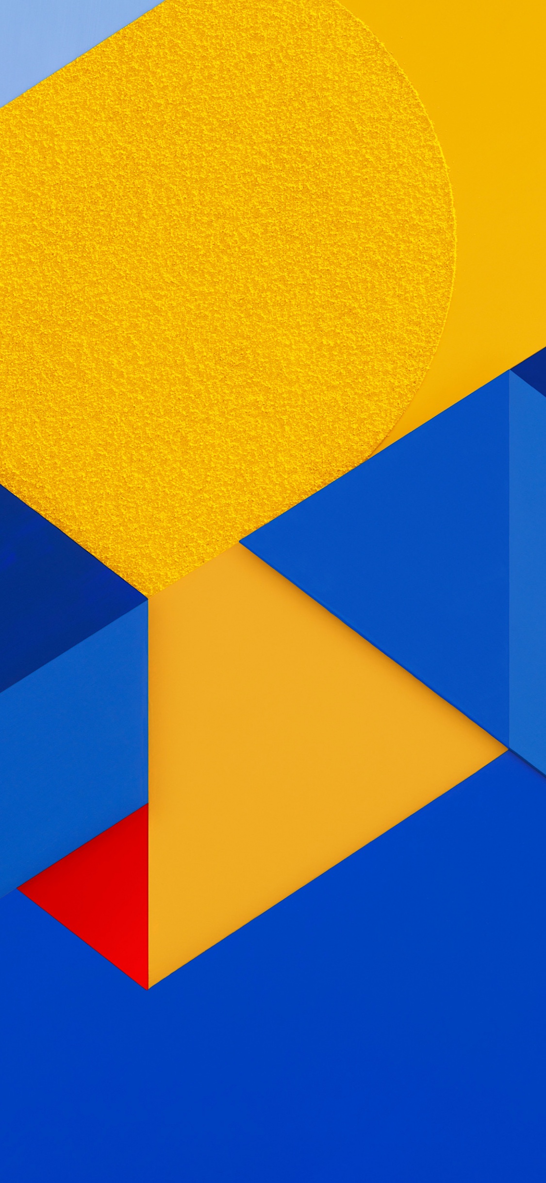 Обои Апельсин, графический дизайн, красочность, прямоугольник, треугольник в разрешении 1125x2436