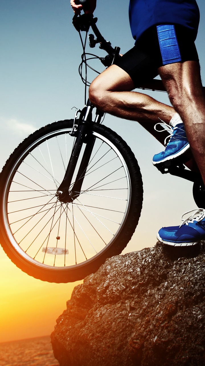 Обои велосипед, горный велосипед, Велоспорт, велосипедный спорт, дорожный велосипед в разрешении 720x1280