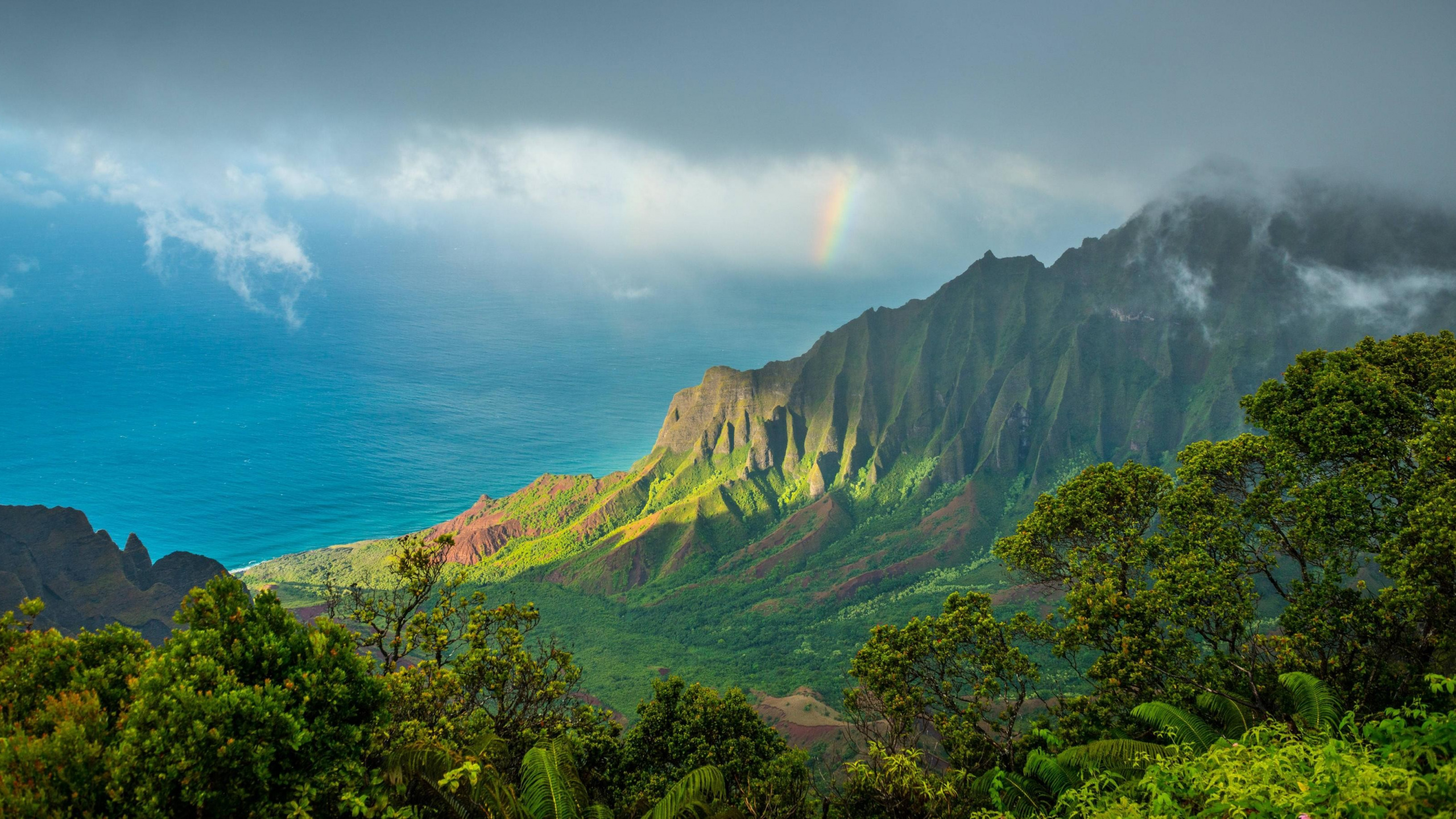 Обои Смотровая Калаалитов, долина калаалитов, горный рельеф, гора, природа в разрешении 2560x1440