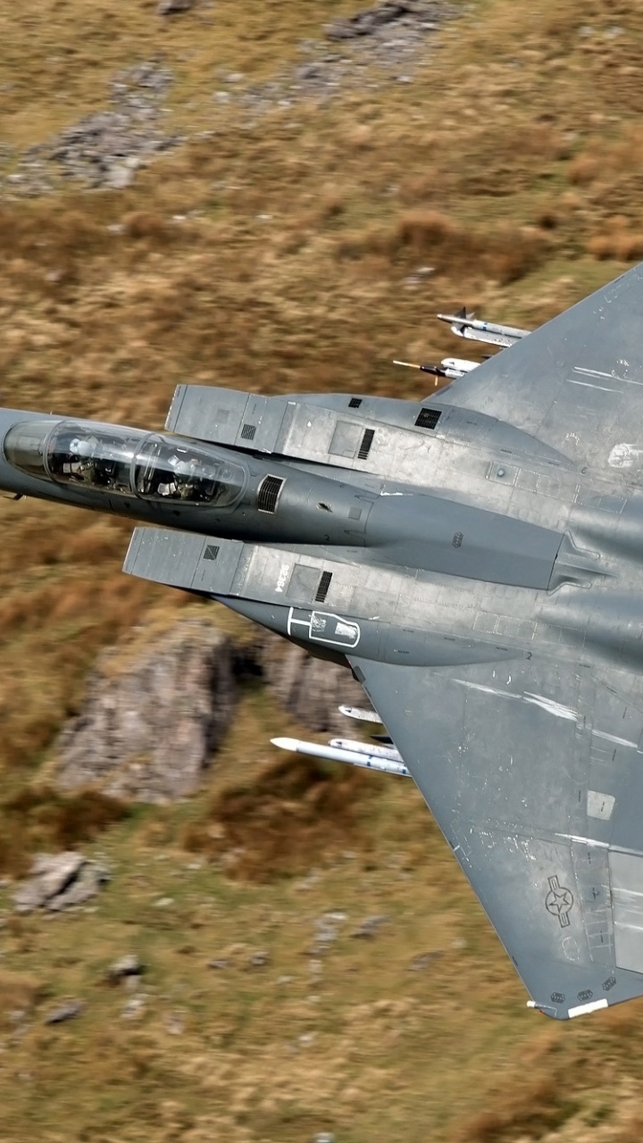 Обои военный самолет, макдоннелл Дуглас, самолеты, самолет, истребительная авиация в разрешении 720x1280