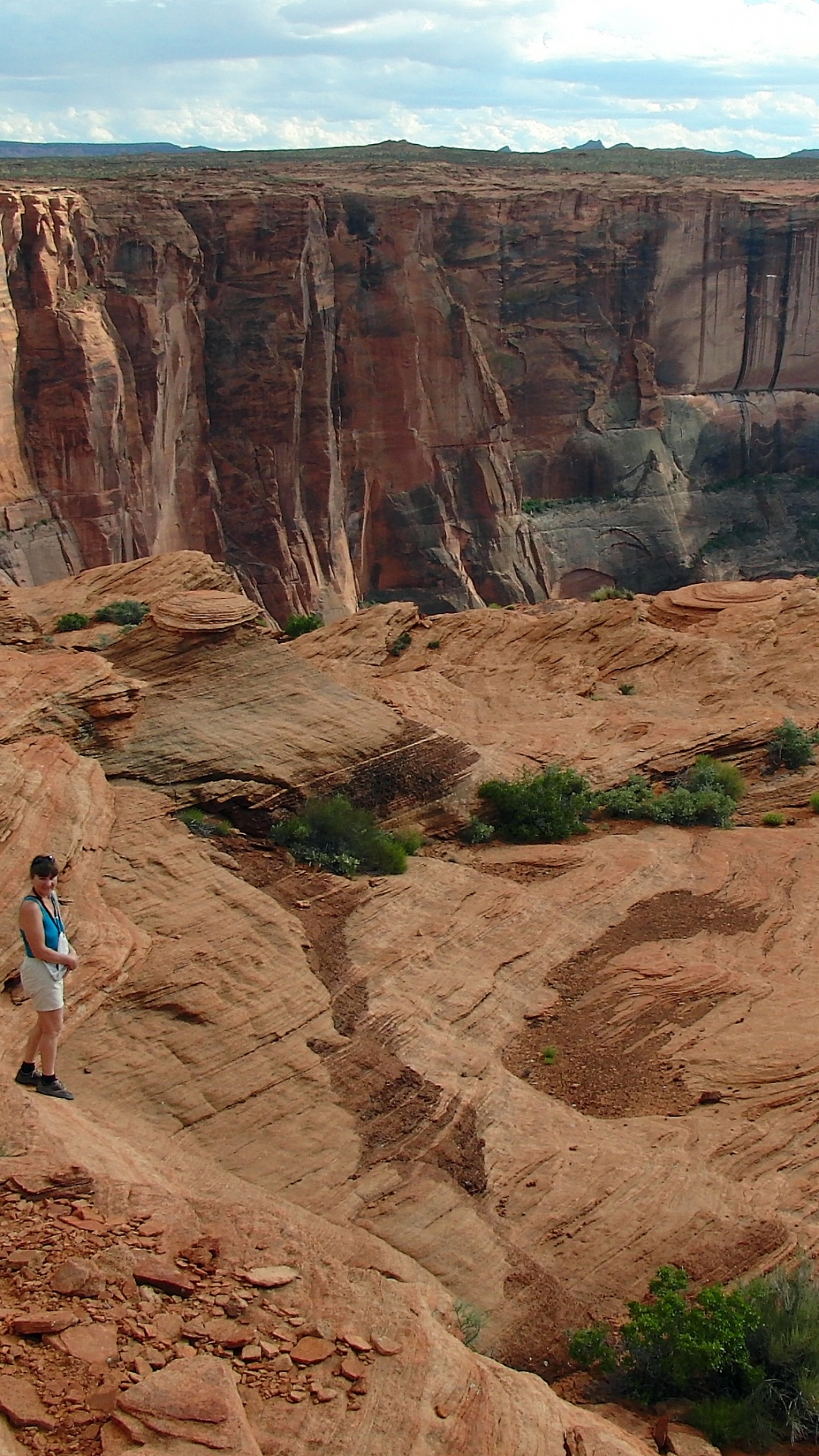 Обои бесплодные земли, обнажение, формирование, откос, каньон в разрешении 1080x1920
