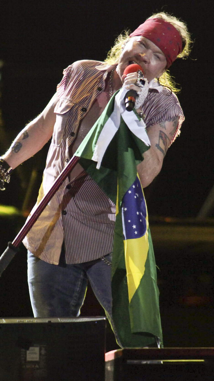 Обои Guns N Roses, Представление, развлечение, театральное искусство, этап в разрешении 750x1334