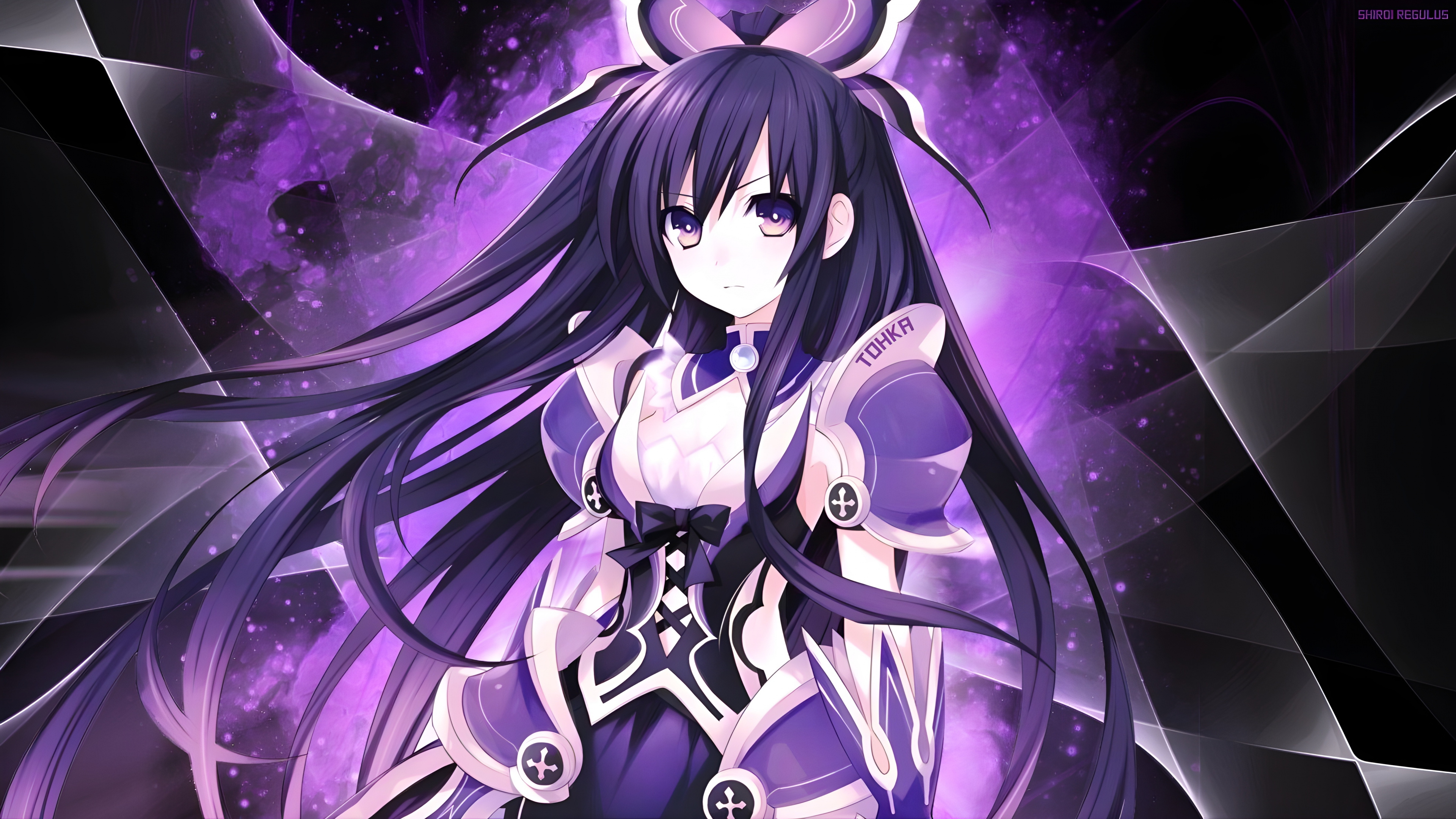 Обои Тока Ятогами, оригами тобиичи, Шидо Ицука, аниме, Котори Ицука в разрешении 3840x2160