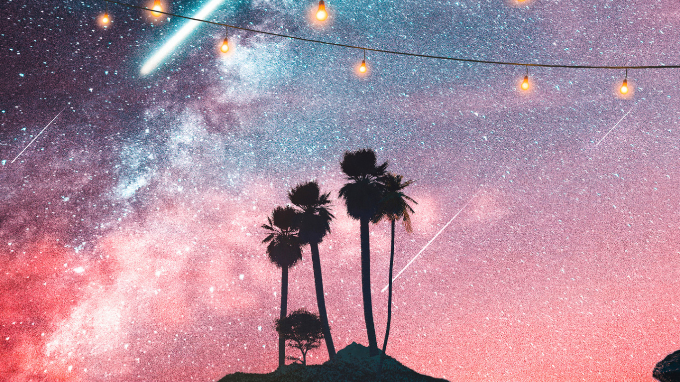 Обои ios, андроид, вода, атмосфера, мир в разрешении 1366x768