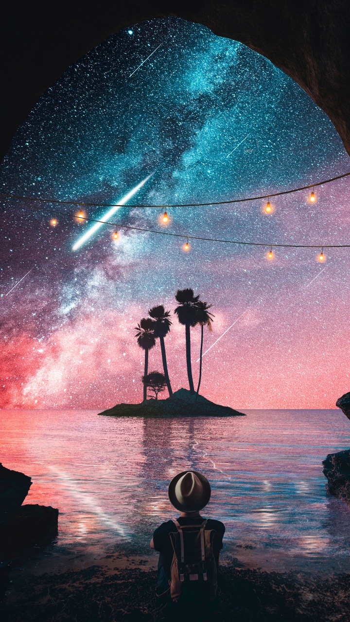 Обои ios, андроид, вода, атмосфера, мир в разрешении 720x1280