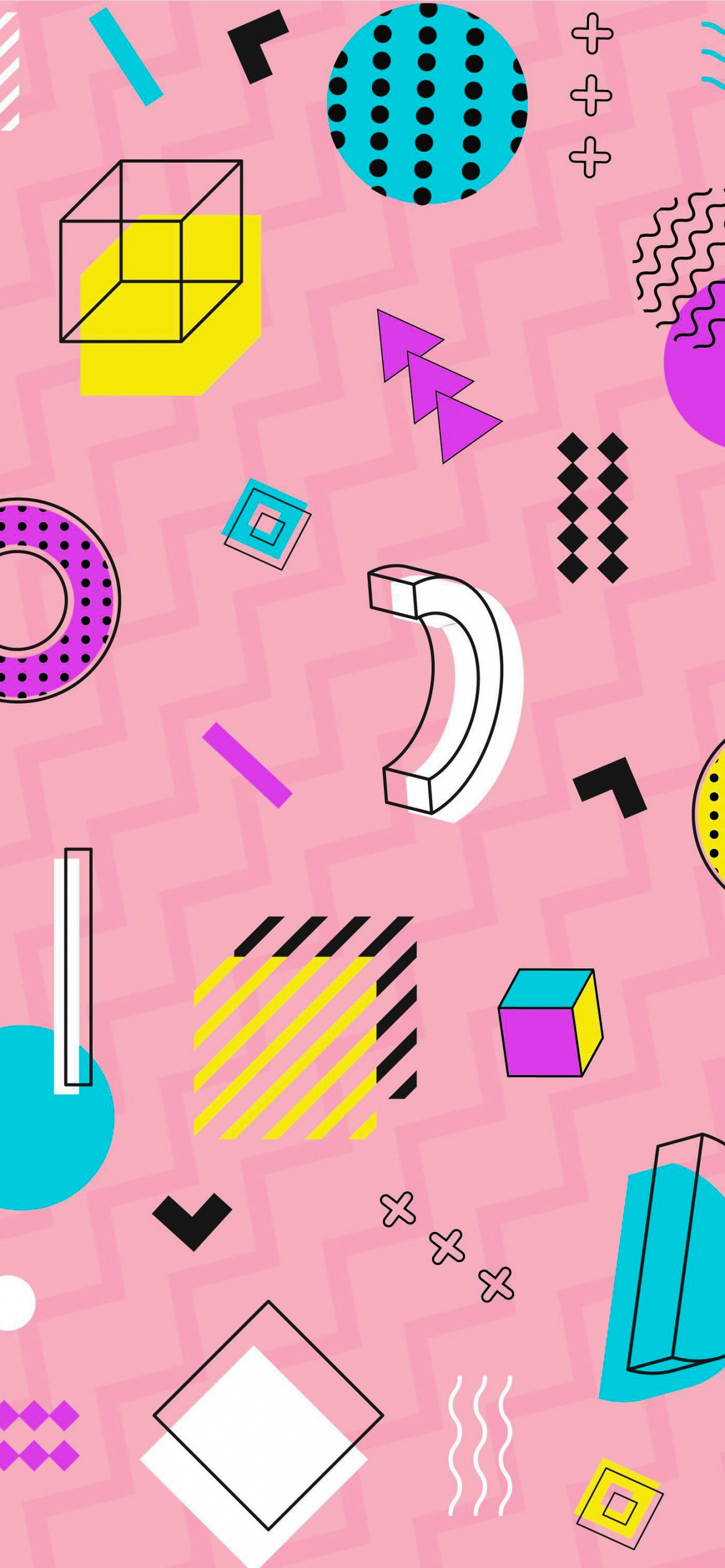 Обои графический дизайн, сиреневый, линия, Фиолетовый, клюква в разрешении 1242x2688