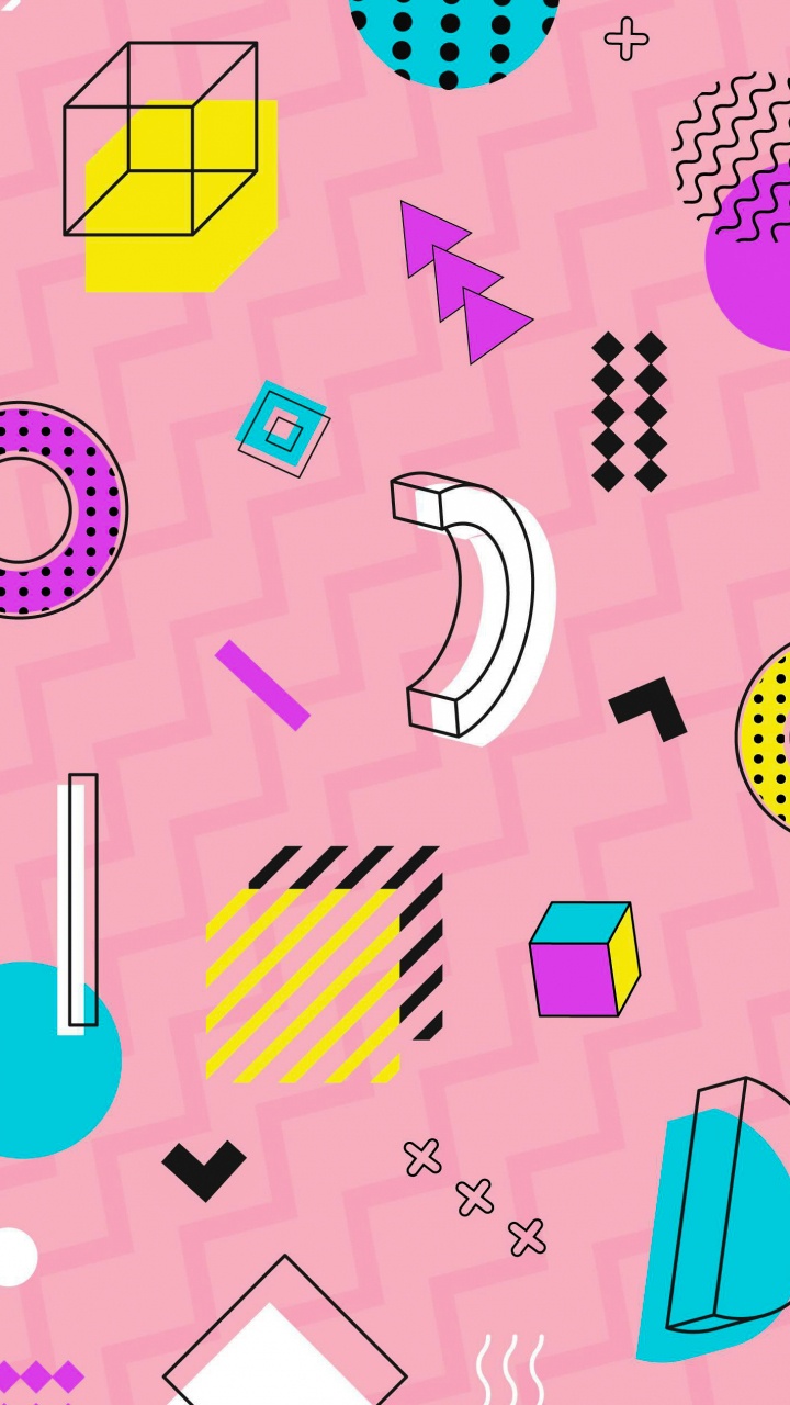 Обои графический дизайн, сиреневый, линия, Фиолетовый, клюква в разрешении 720x1280