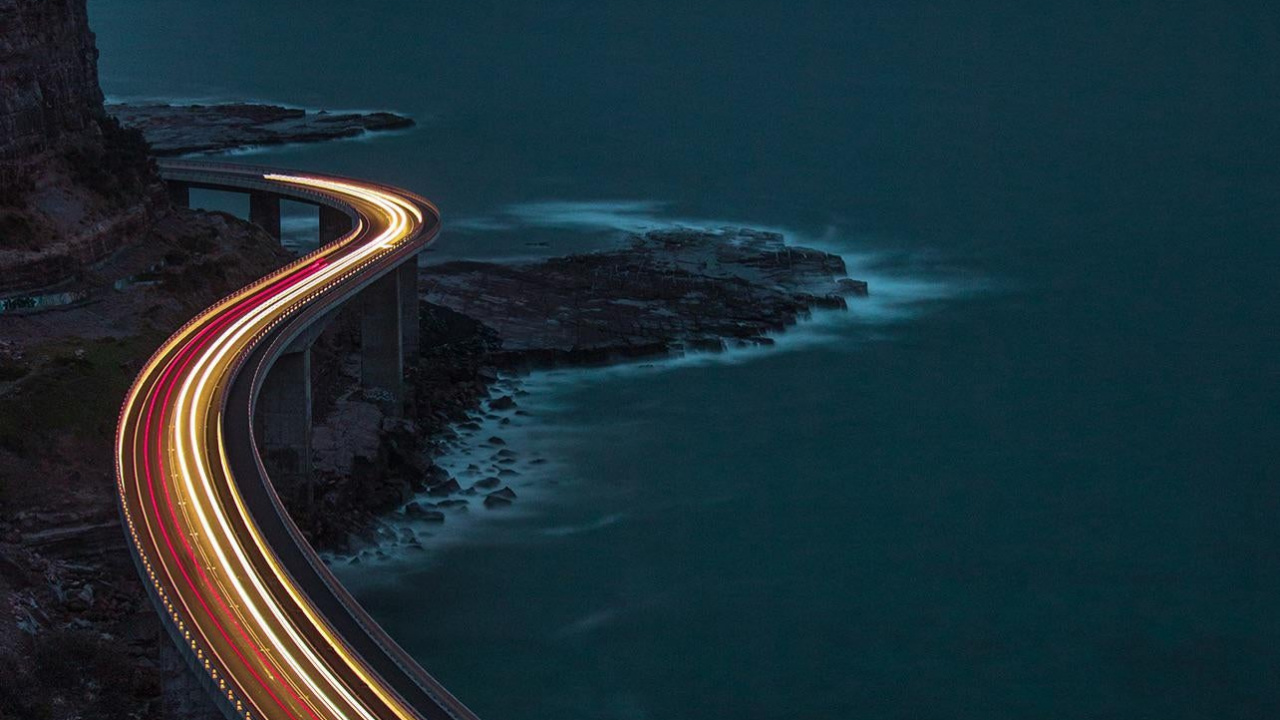 Обои вода, гидроресурсы, облако, дерево, дорожное покрытие в разрешении 1280x720