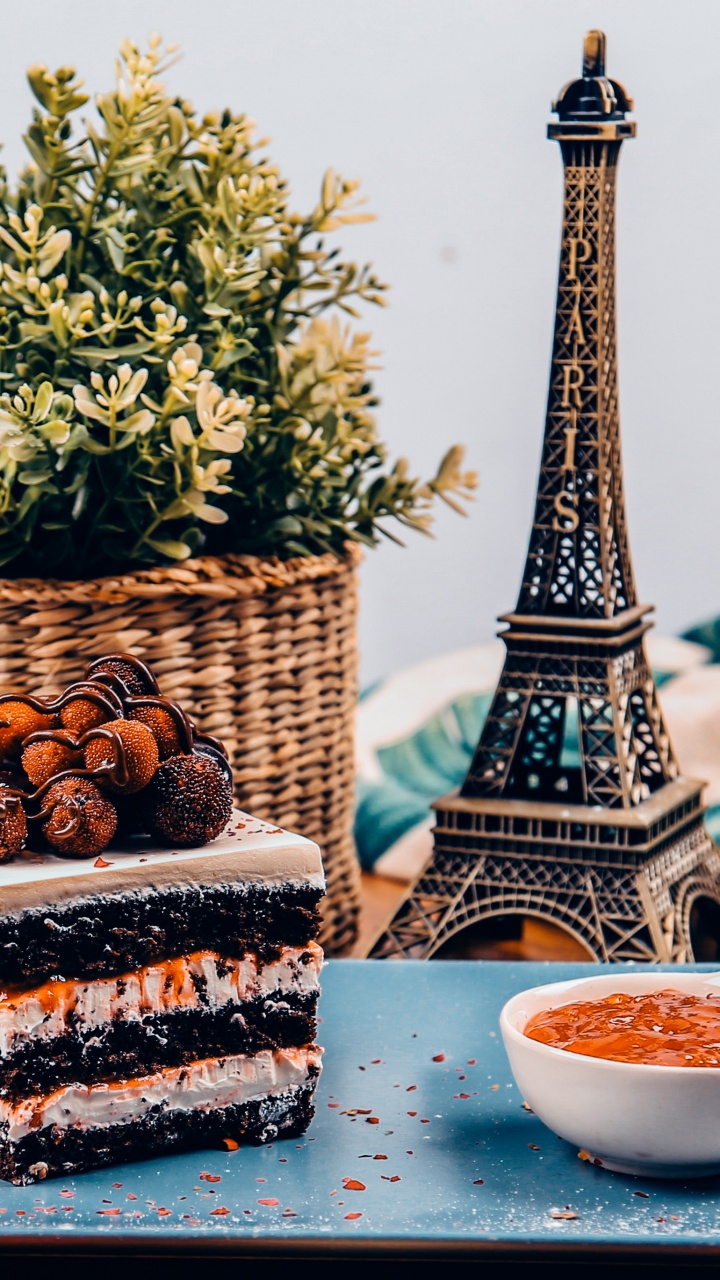 Обои смузи, торт, рецепт, кондитерские изделия, блюдо в разрешении 720x1280