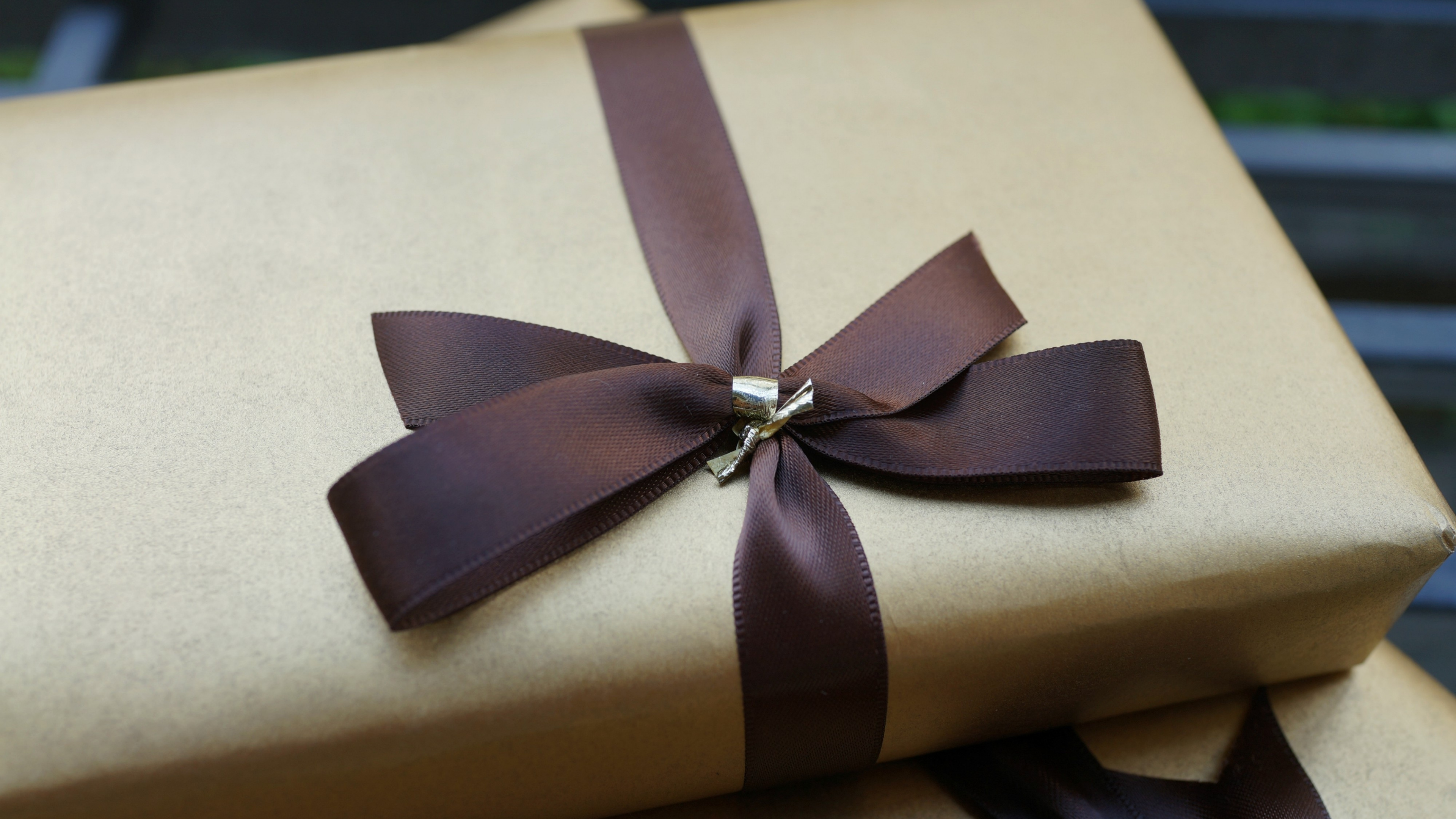 Обои настоящее время, лента, подарочная упаковка, свадебные сувениры, Партия пользу в разрешении 3840x2160