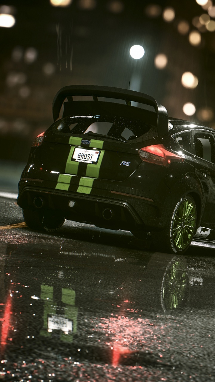 Обои авто, ford, Хэтчбек, городской автомобиль, автомобильное освещение в разрешении 720x1280