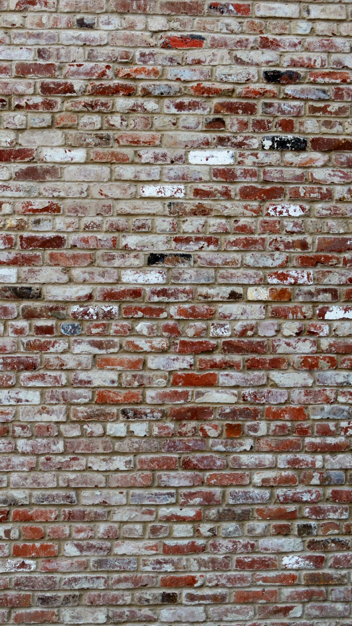 Обои каменная стена, кирпич, стена, кирпичная кладка, текстура в разрешении 720x1280