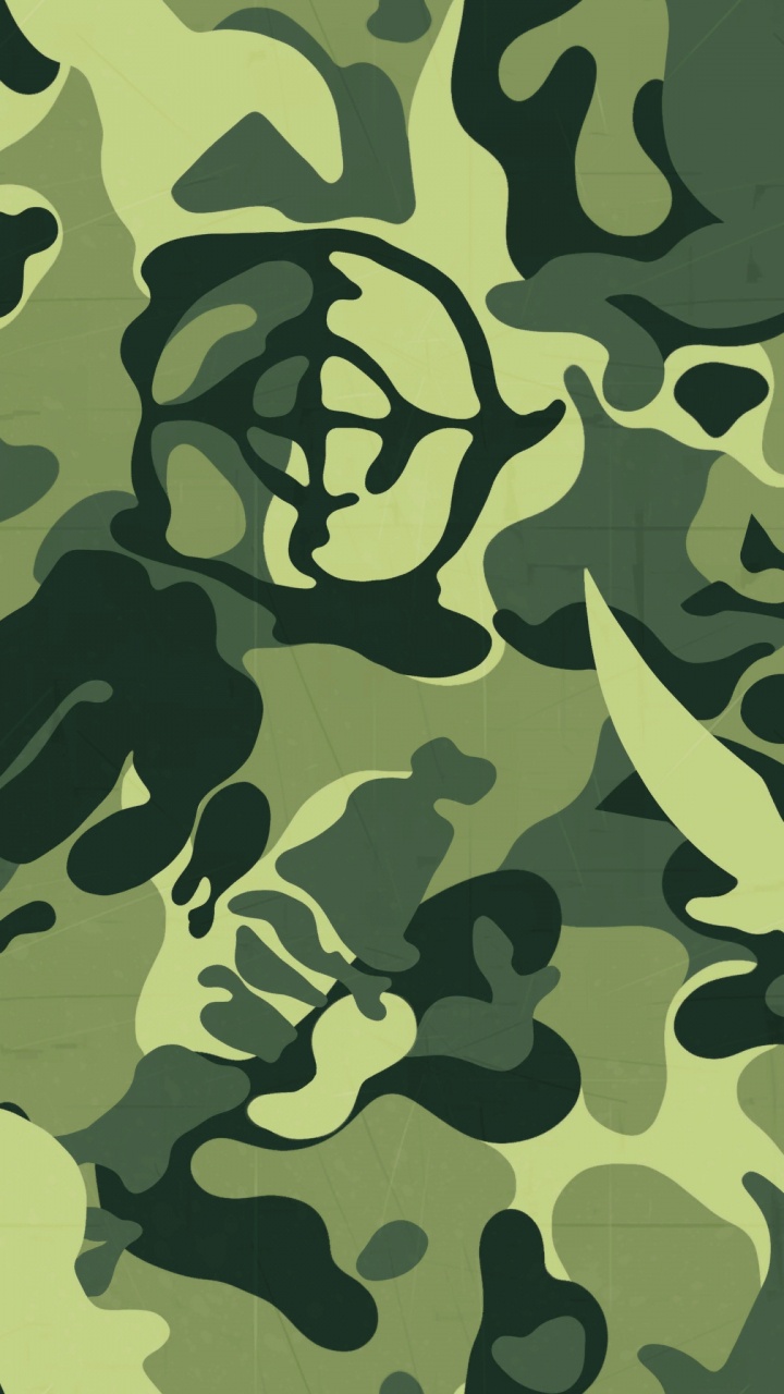 Обои команда крепость 2, военный камуфляж, узор, камуфляж, зеленый в разрешении 720x1280